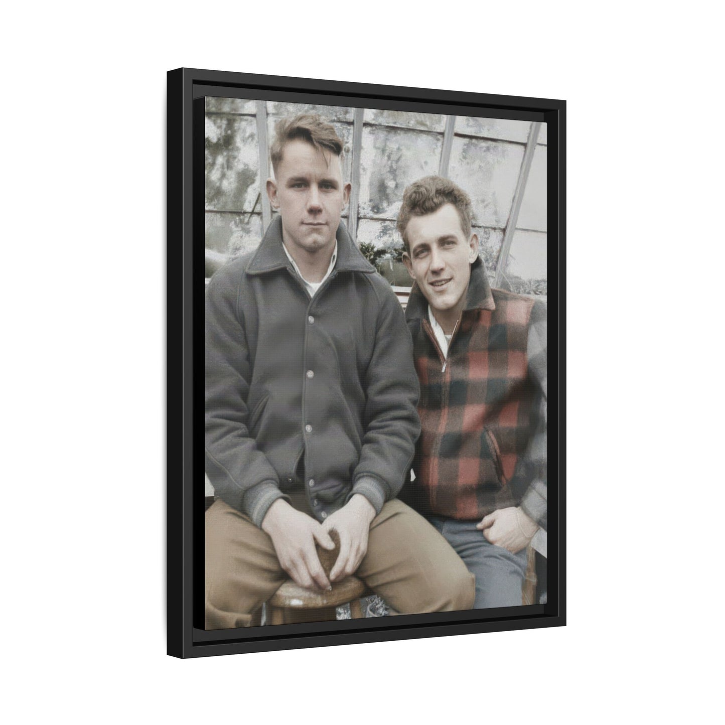 paire 104 | Framed Vintage Photo - Matte Canvas