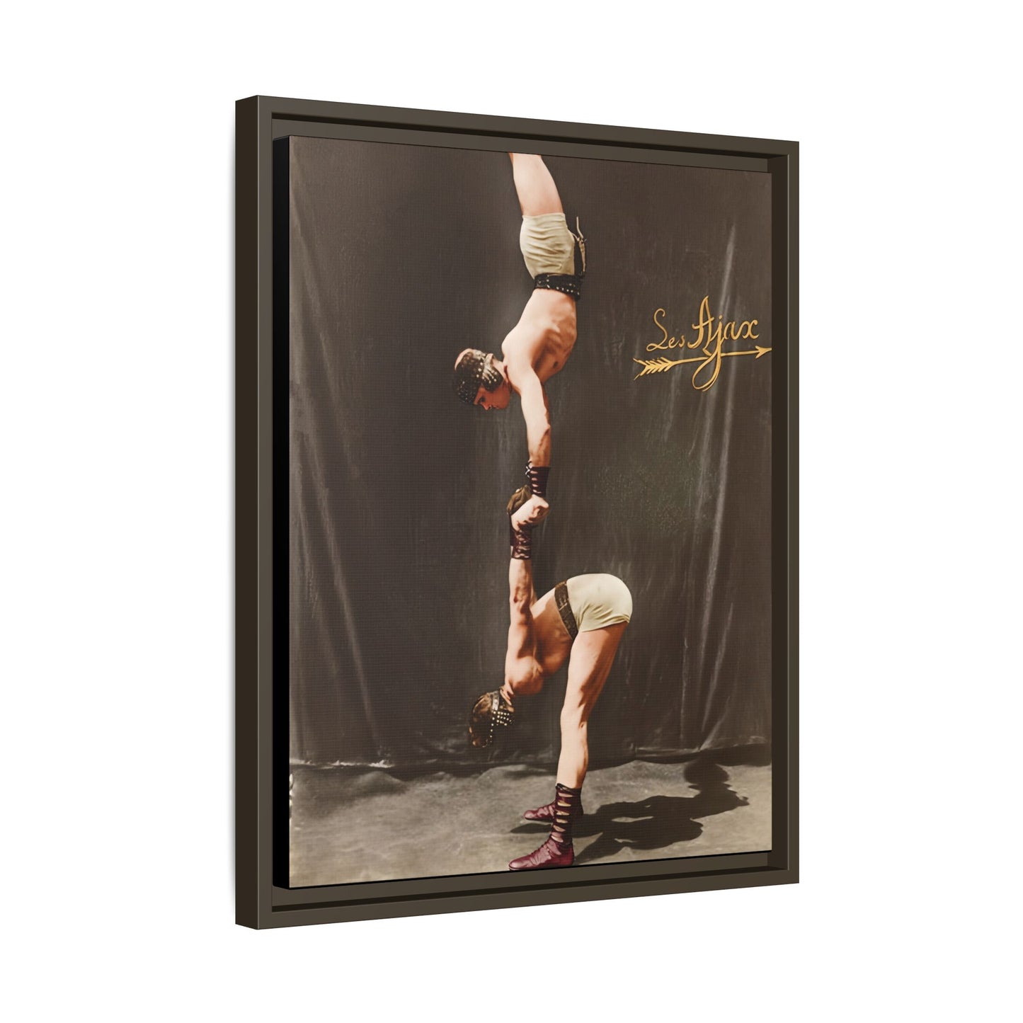 athlétisme 014 | Framed Vintage Photo - Matte Canvas