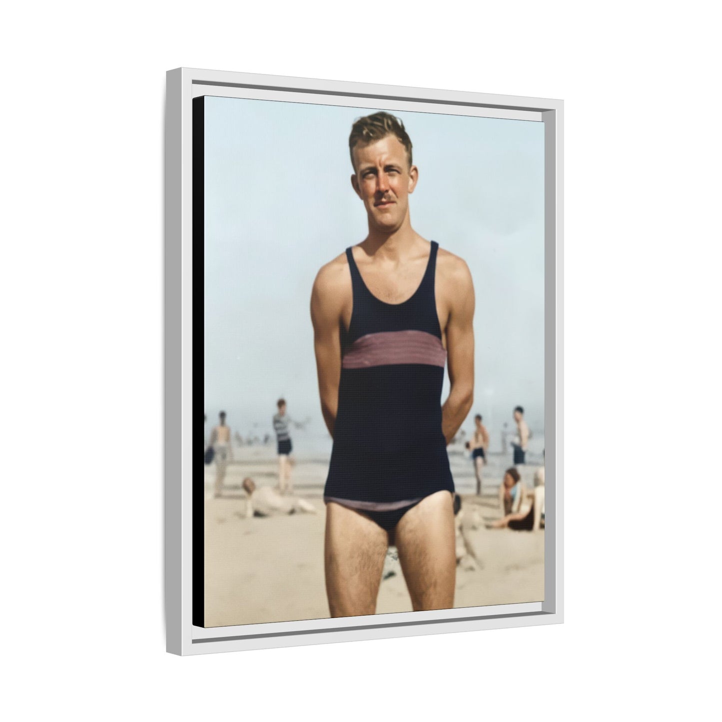 nager 023 | Framed Vintage Photo - Matte Canvas