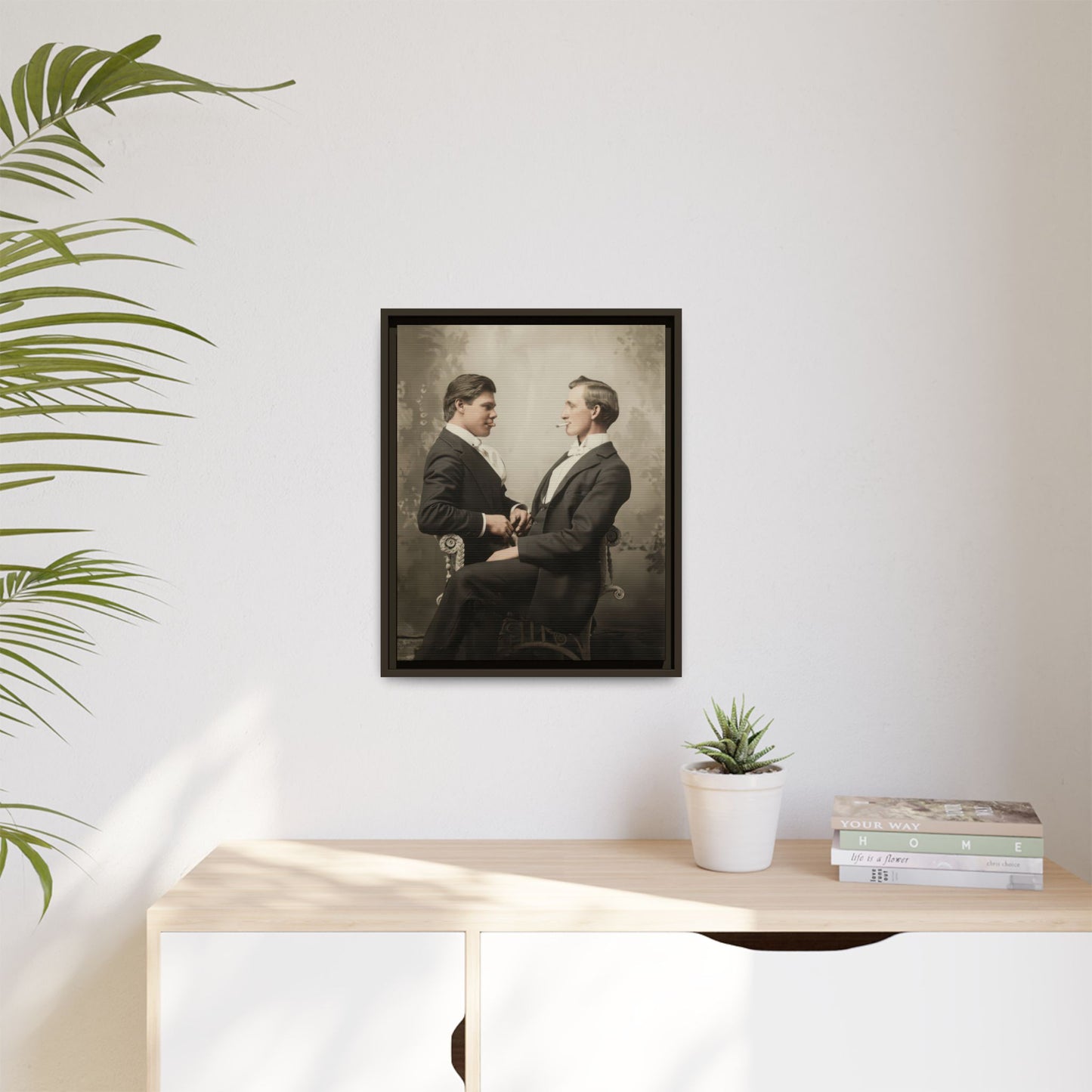 paire 106 | Framed Vintage Photo - Matte Canvas