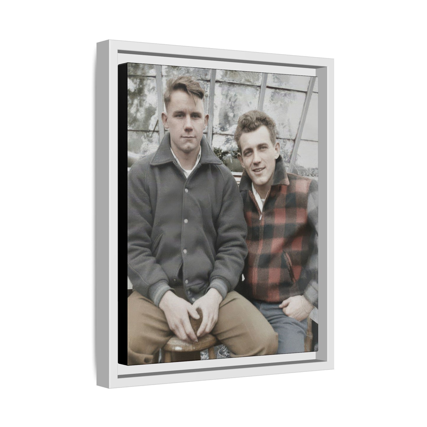 paire 104 | Framed Vintage Photo - Matte Canvas