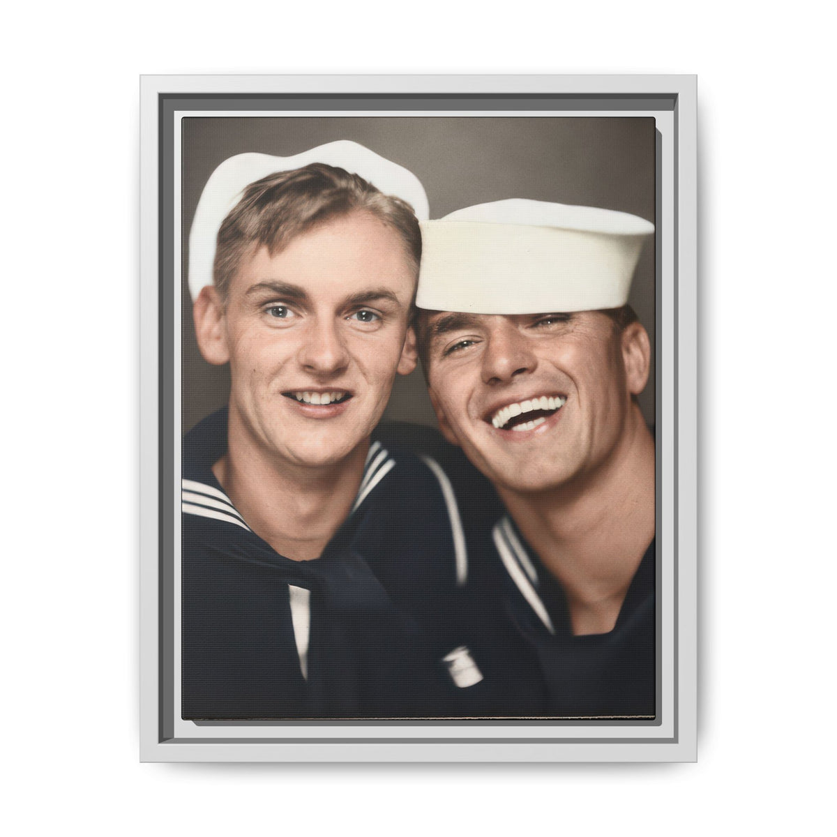 paire 154 | Framed Vintage Photo - Matte Canvas