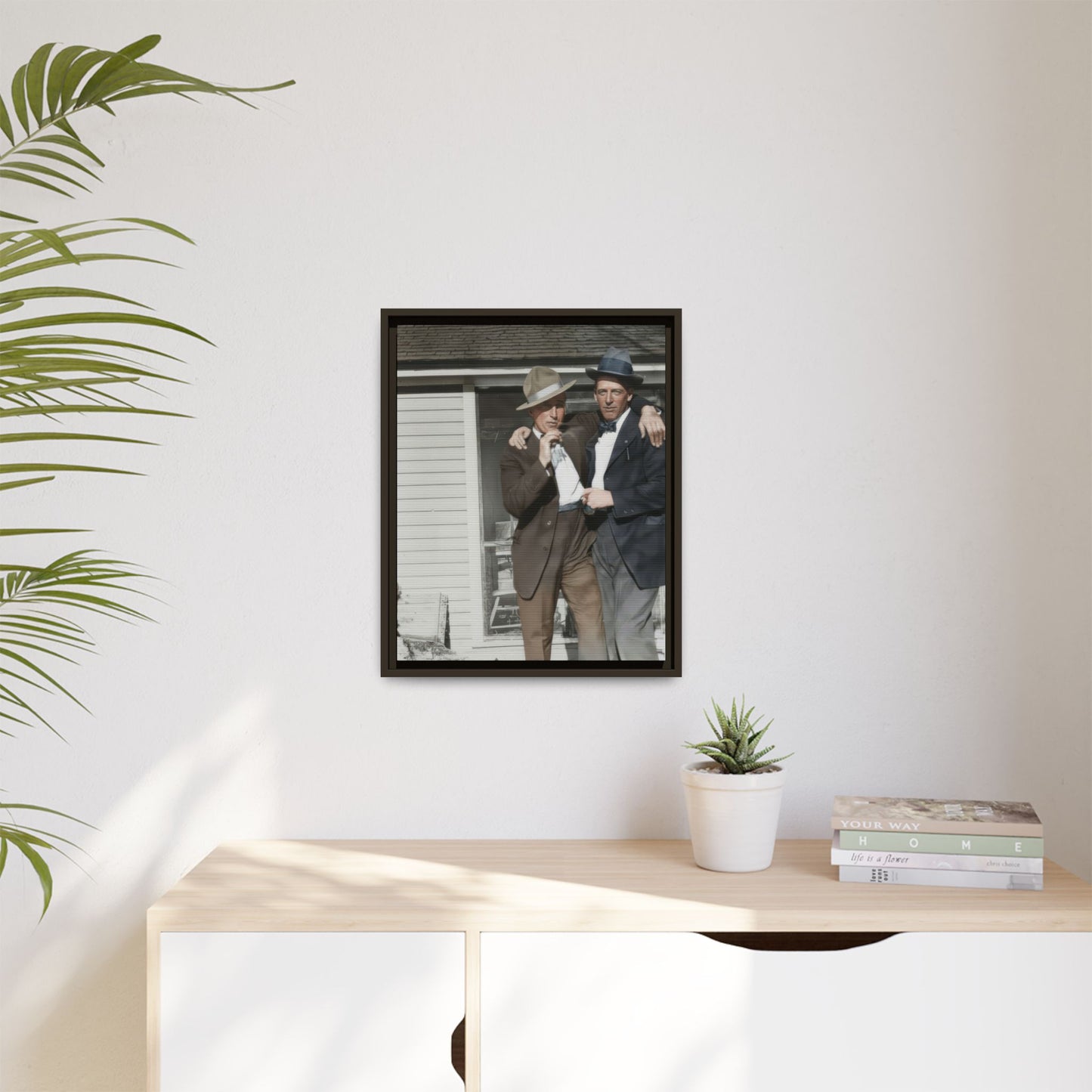 paire 041 | Framed Vintage Photo - Matte Canvas