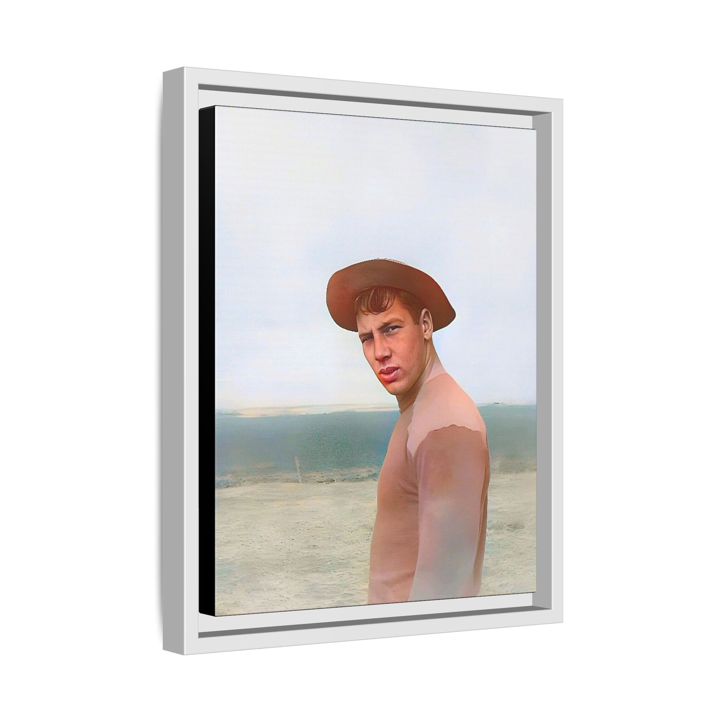 nager 022 | Framed Vintage Photo - Matte Canvas