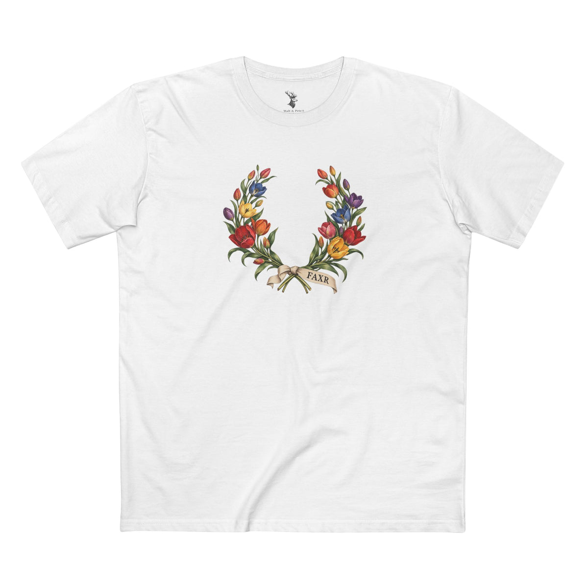 Uzbek Wild Tulip Faxr Pride Laurel Wreath T-Shirt — Becoming