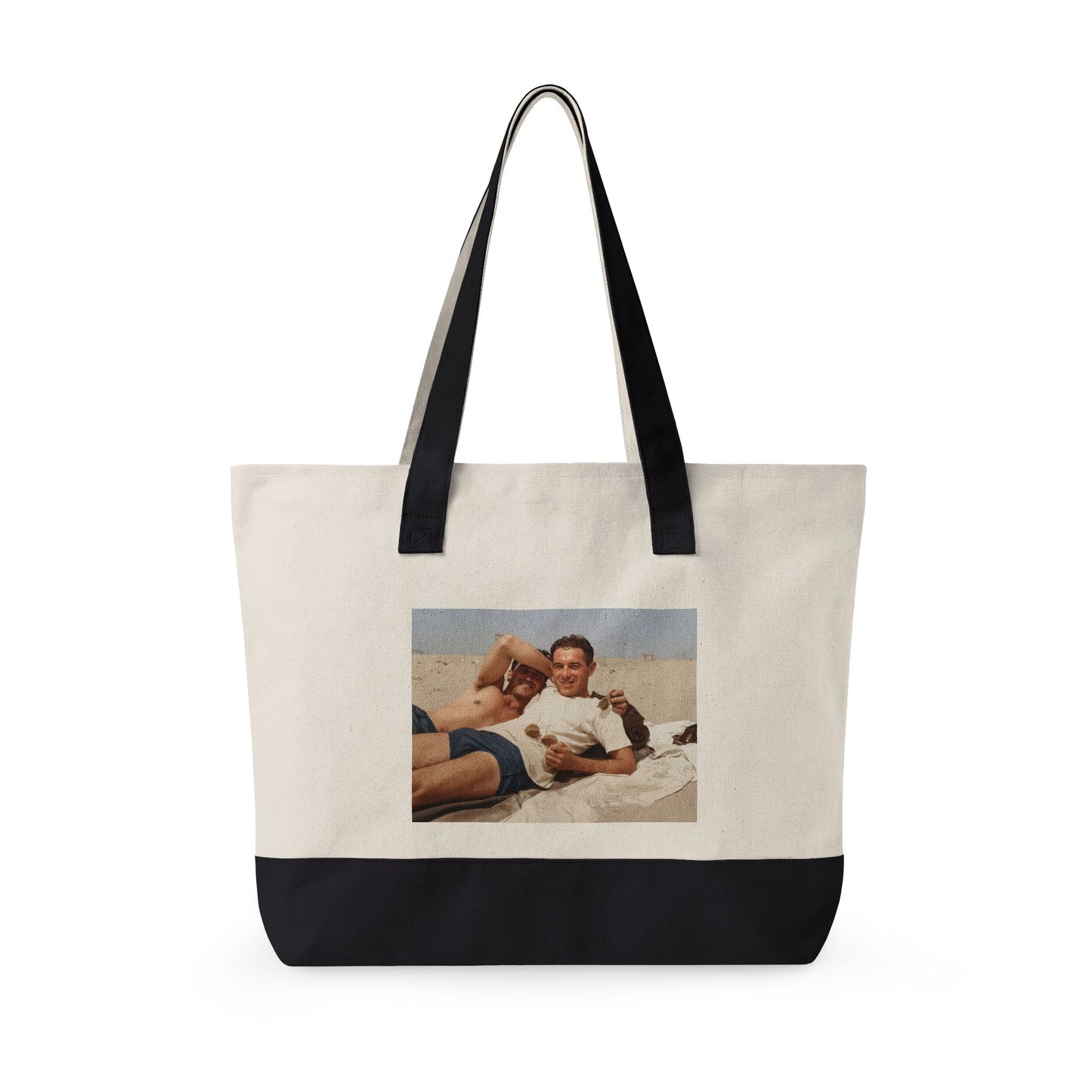 Beach Day Zippered Canvas Tote | nager 020