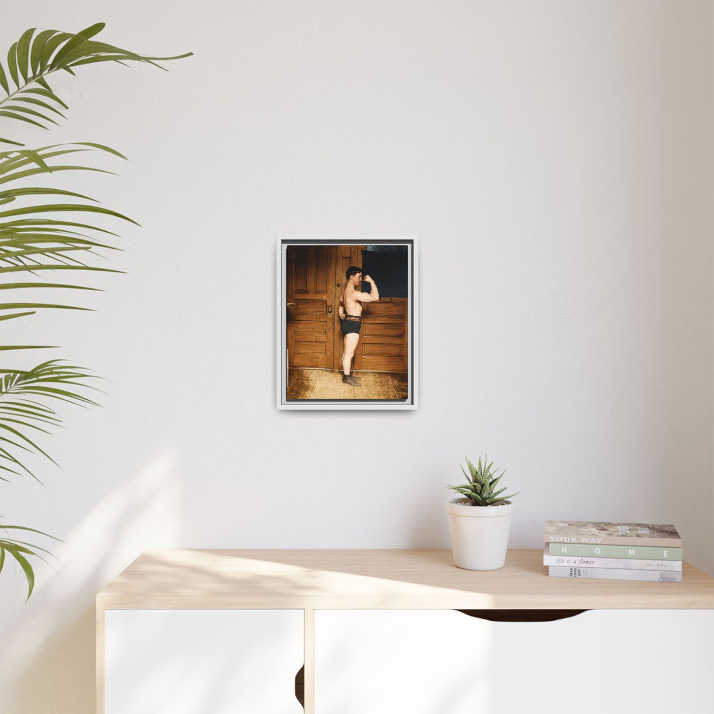 athlétisme 023 | Framed Vintage Photo - Matte Canvas