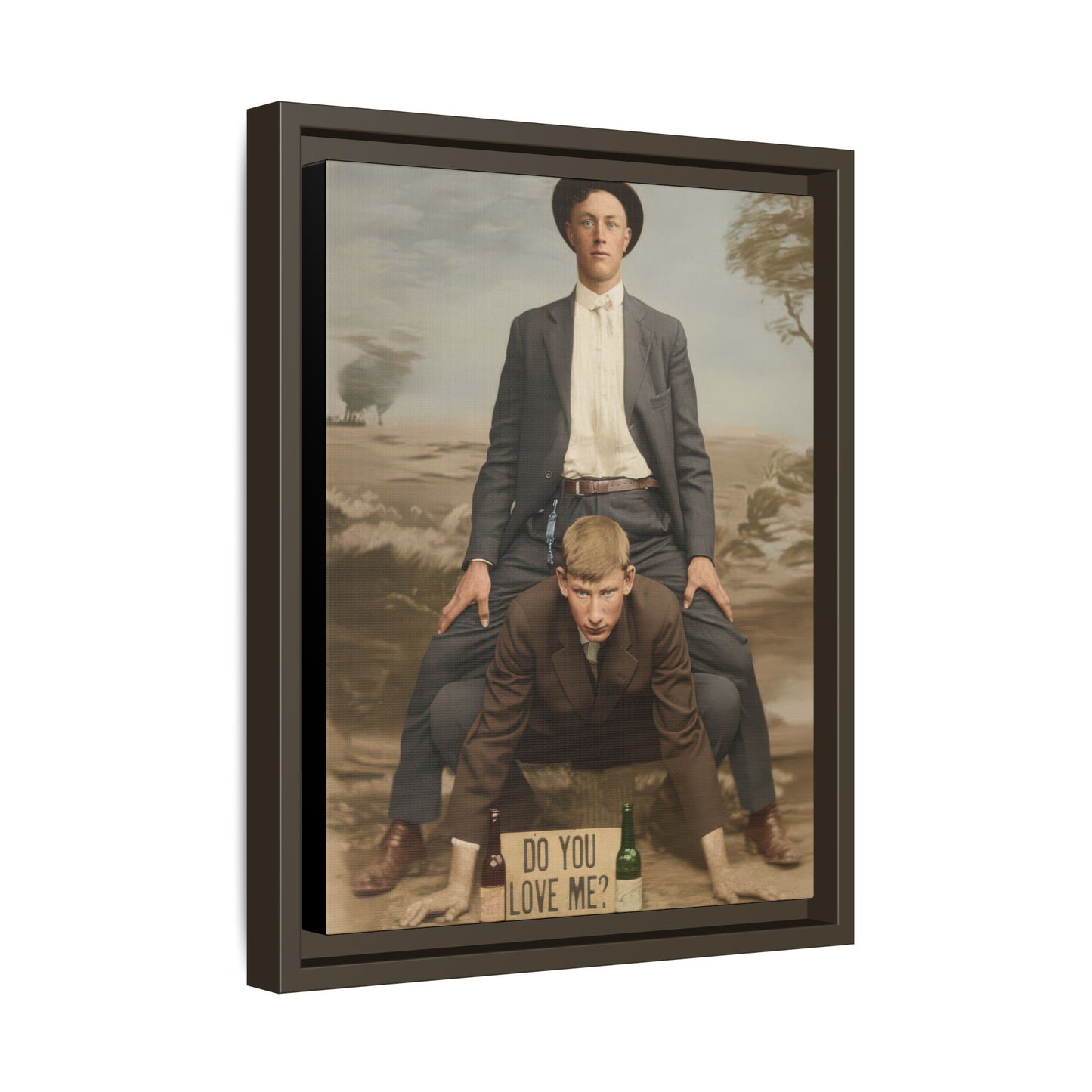 paire 142 | Framed Vintage Photo - Matte Canvas