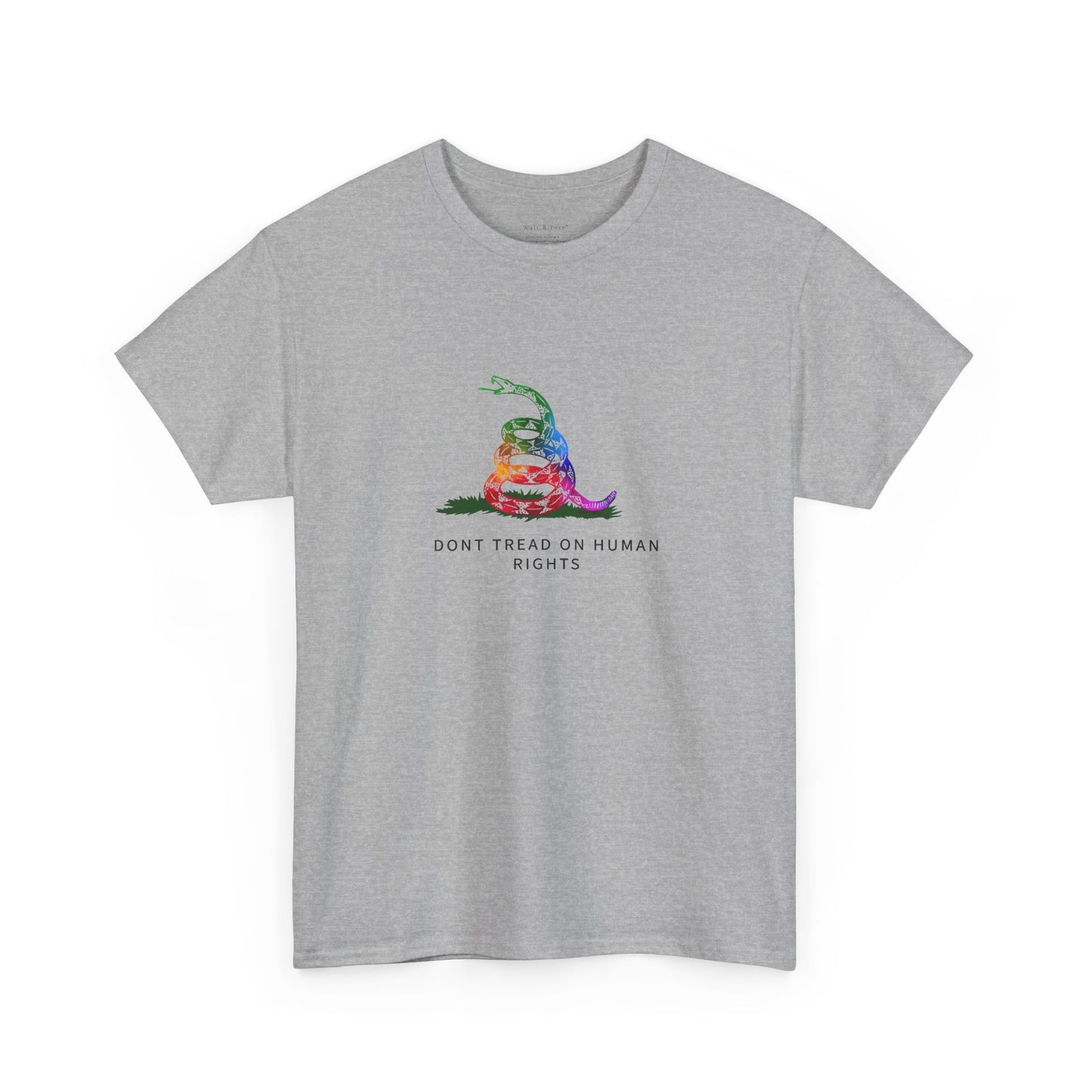 Don't Tread on Human Rights Graphic T-Shirt | Equality Activist Tee