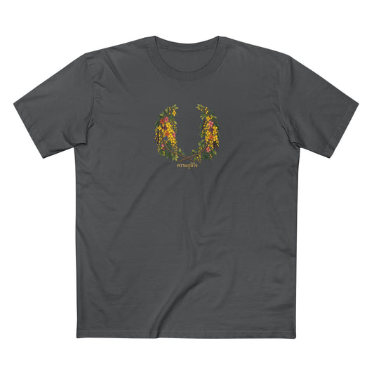 Thai Ratchaphruek Pride T-Shirt | LGBTQ+ Botanical Laurel Wreath Tee