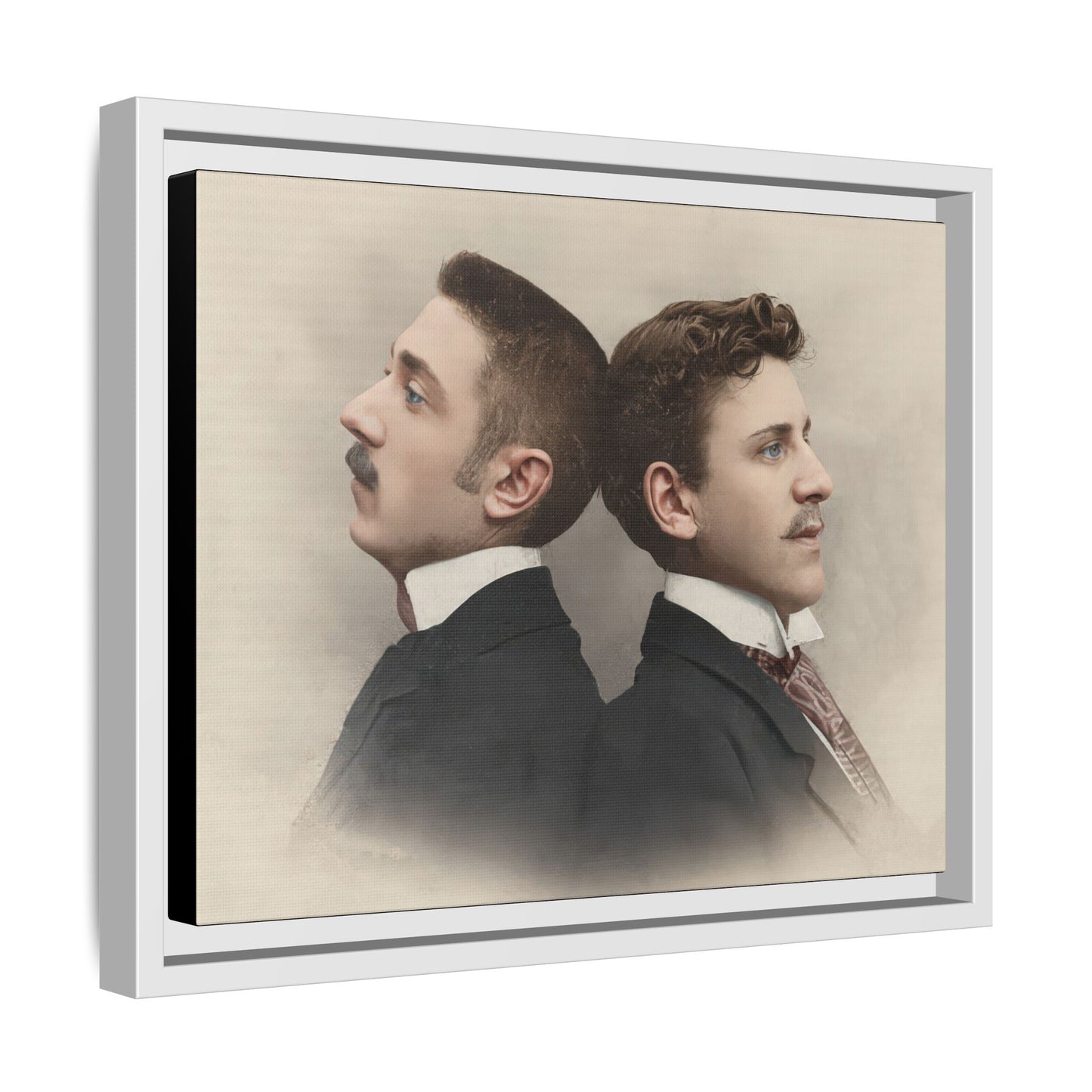 paire 030 | Framed Vintage Photo - Matte Canvas