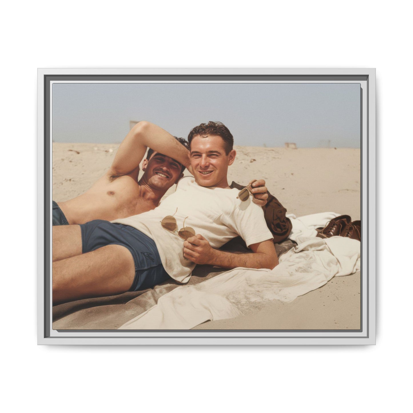 nager 020 | Framed Vintage Photo - Matte Canvas