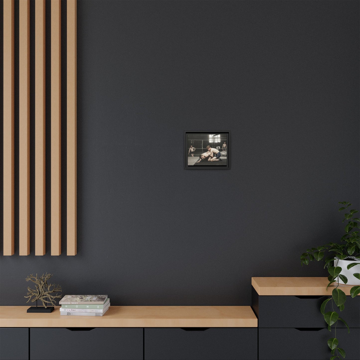 athlétisme 005 | Framed Vintage Photo - Matte Canvas