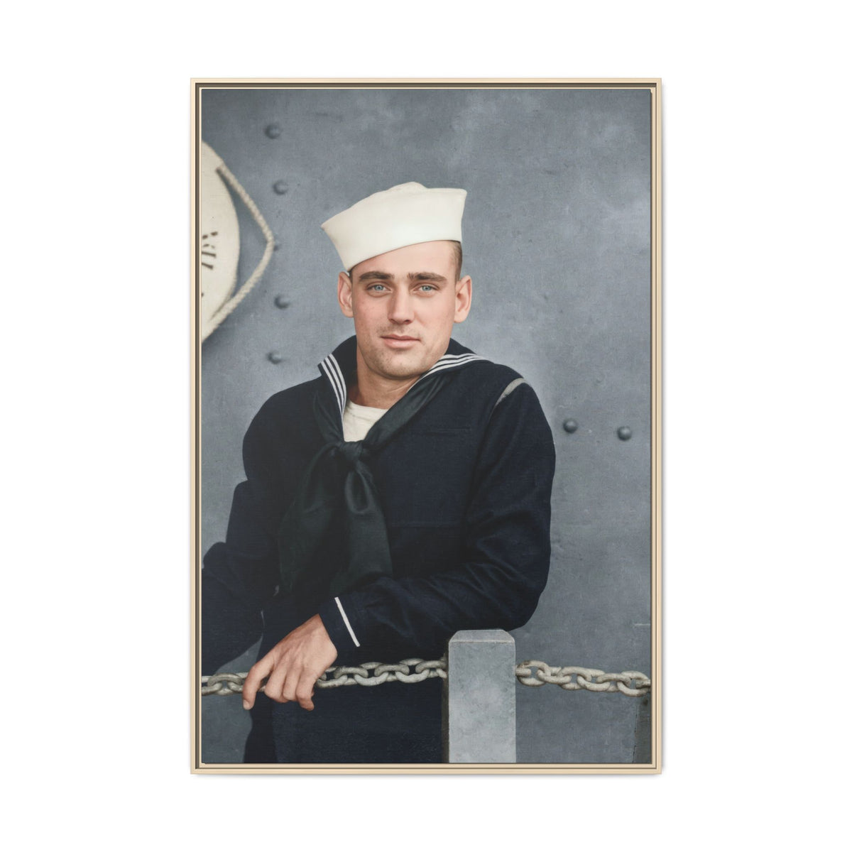 celibataire 023 | Framed Vintage Photo - Matte Canvas