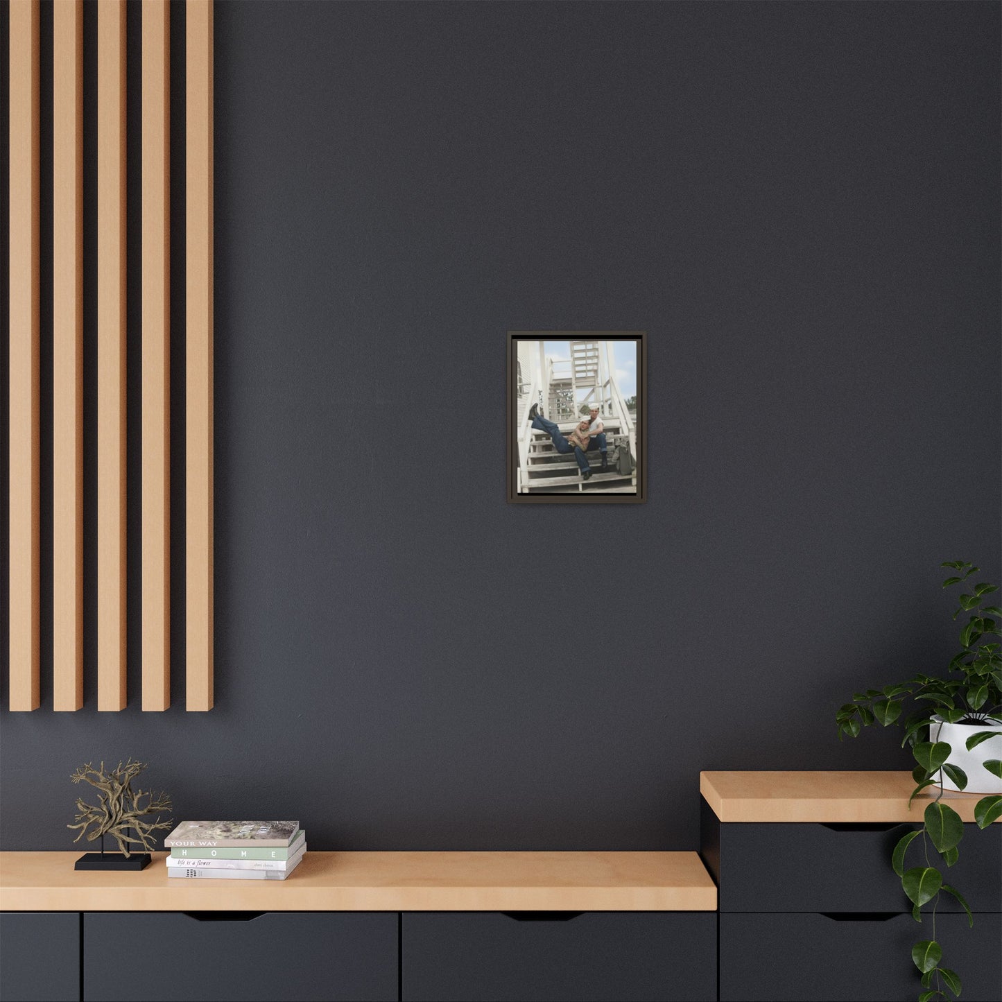paire 066 | Framed Vintage Photo - Matte Canvas
