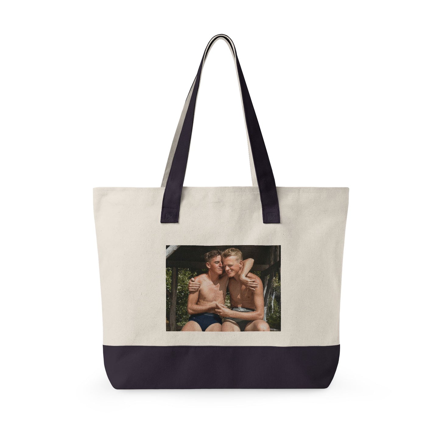 Beach Day Zippered Canvas Tote | nager 011