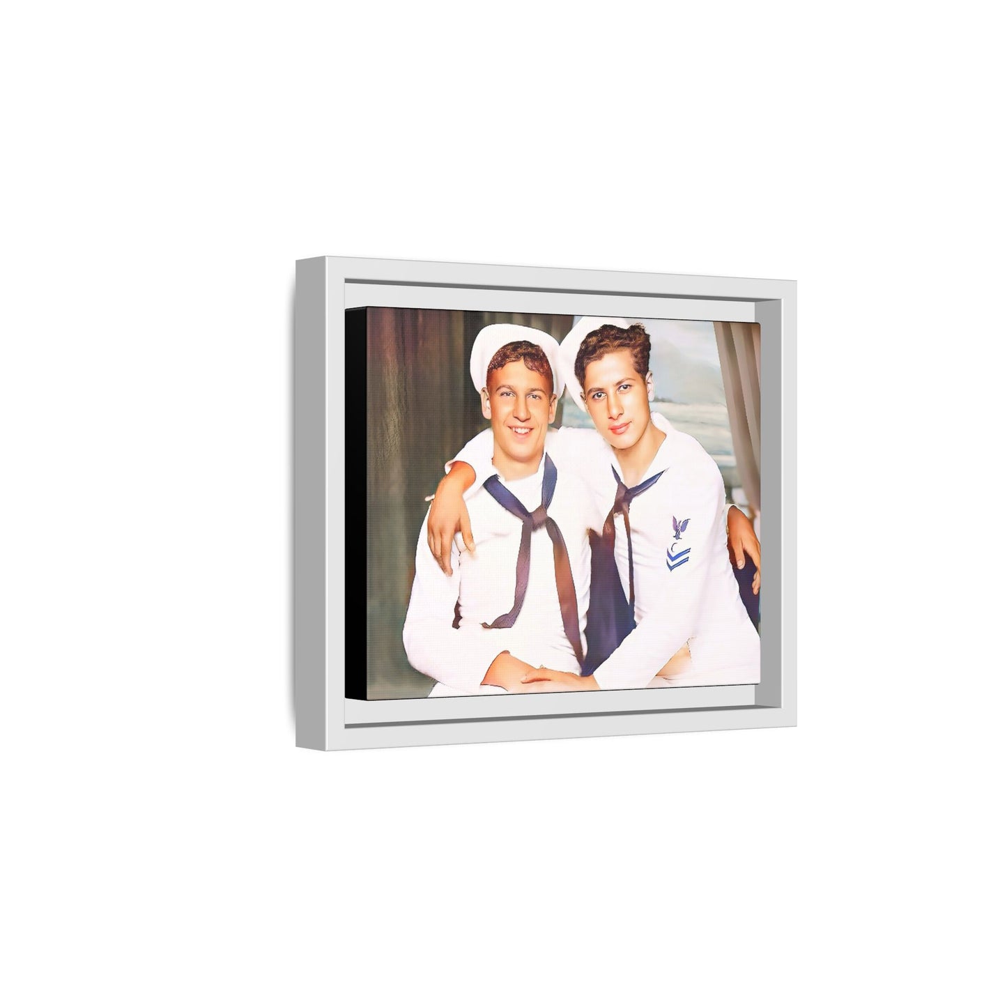 paire 050 | Framed Vintage Photo - Matte Canvas