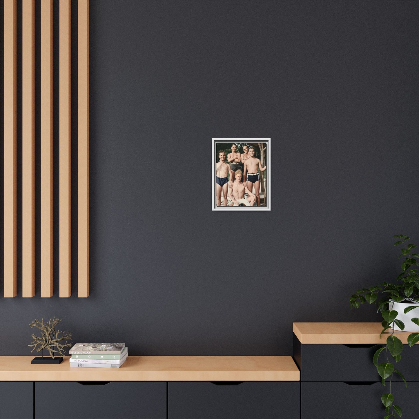 nager 041 | Framed Vintage Photo - Matte Canvas