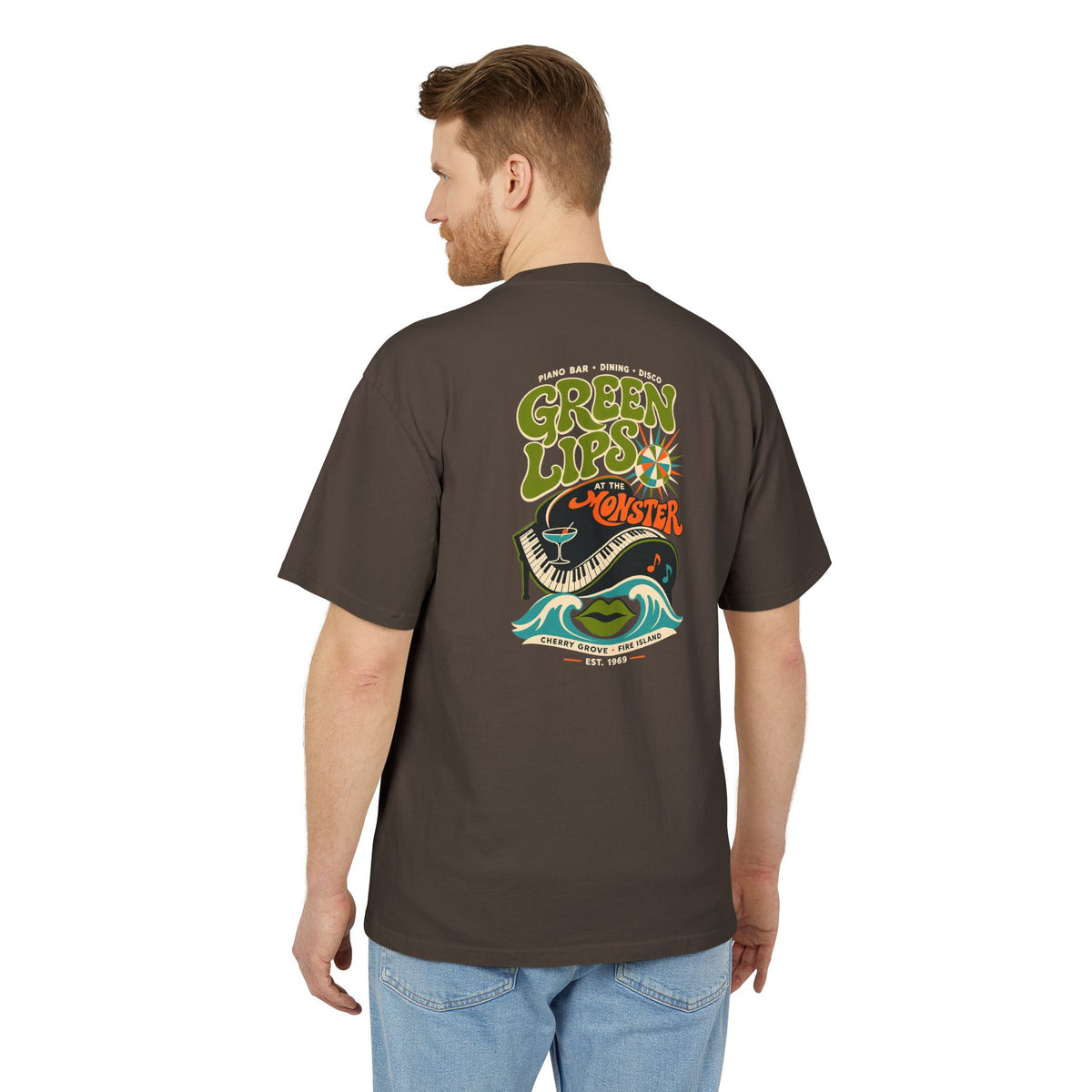 The Fire Island Monster Cherry Grove T-Shirt | Vintage Gay Bar History Tee