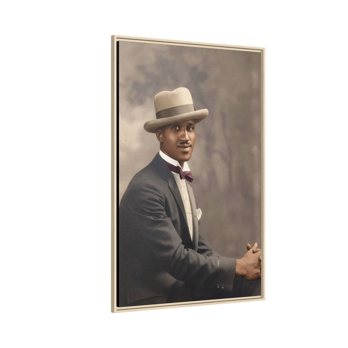 celibataire 004 | Framed Vintage Photo - Matte Canvas