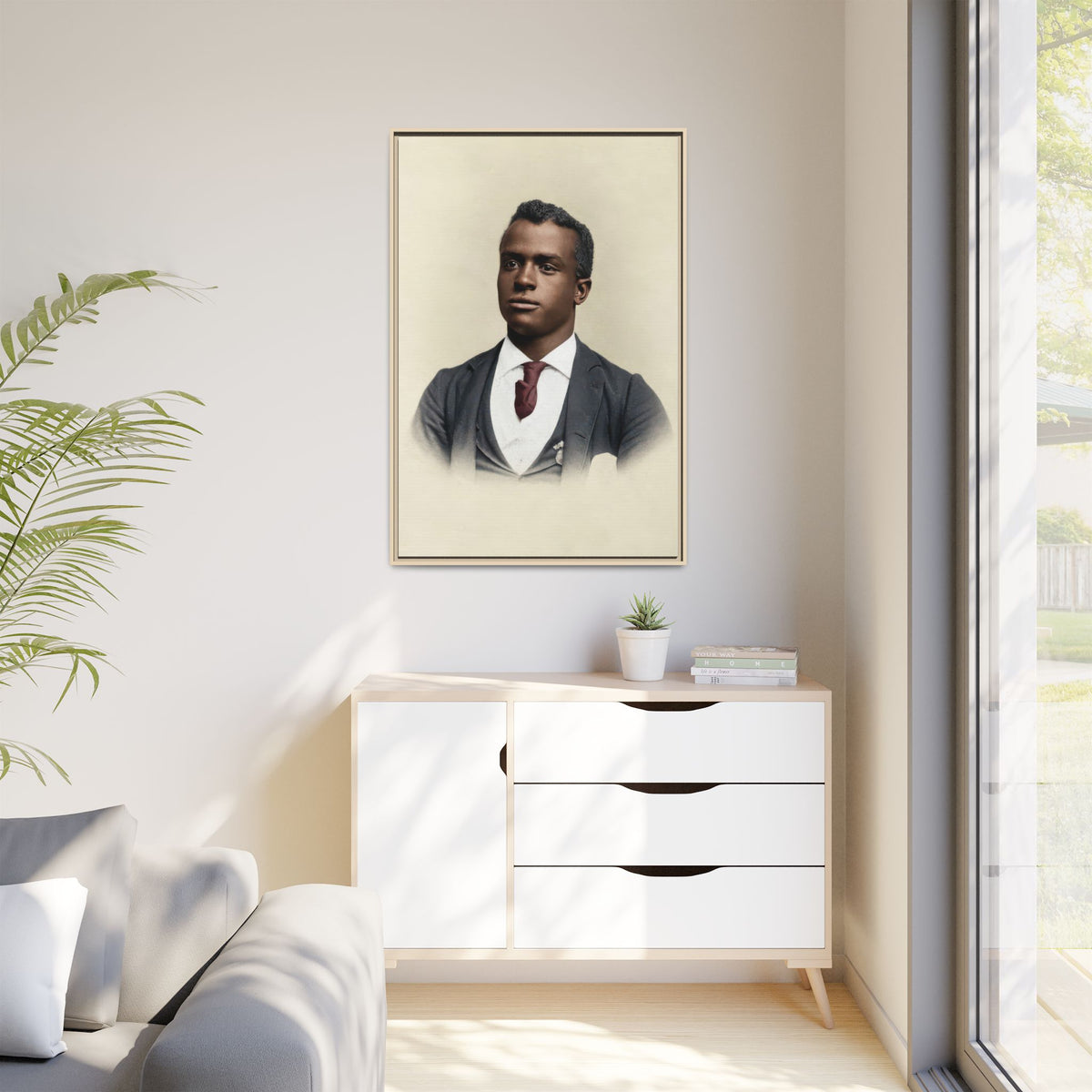 celibataire 027 | Framed Vintage Photo - Matte Canvas
