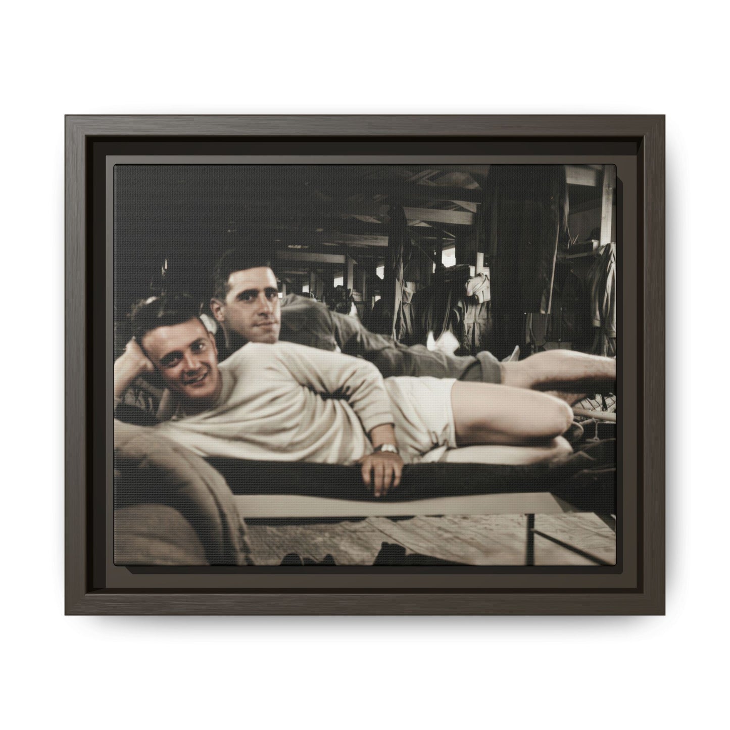 paire 060 | Framed Vintage Photo - Matte Canvas
