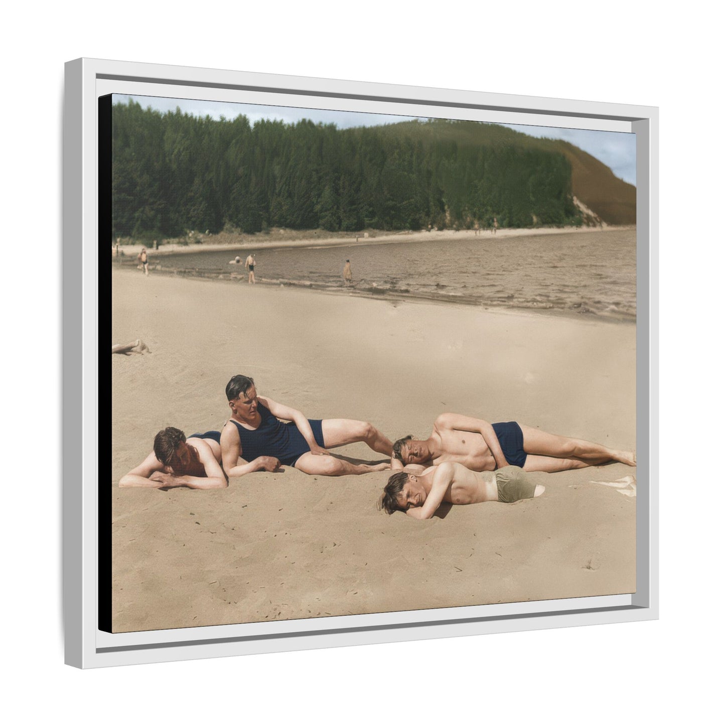 nager 026 | Framed Vintage Photo - Matte Canvas