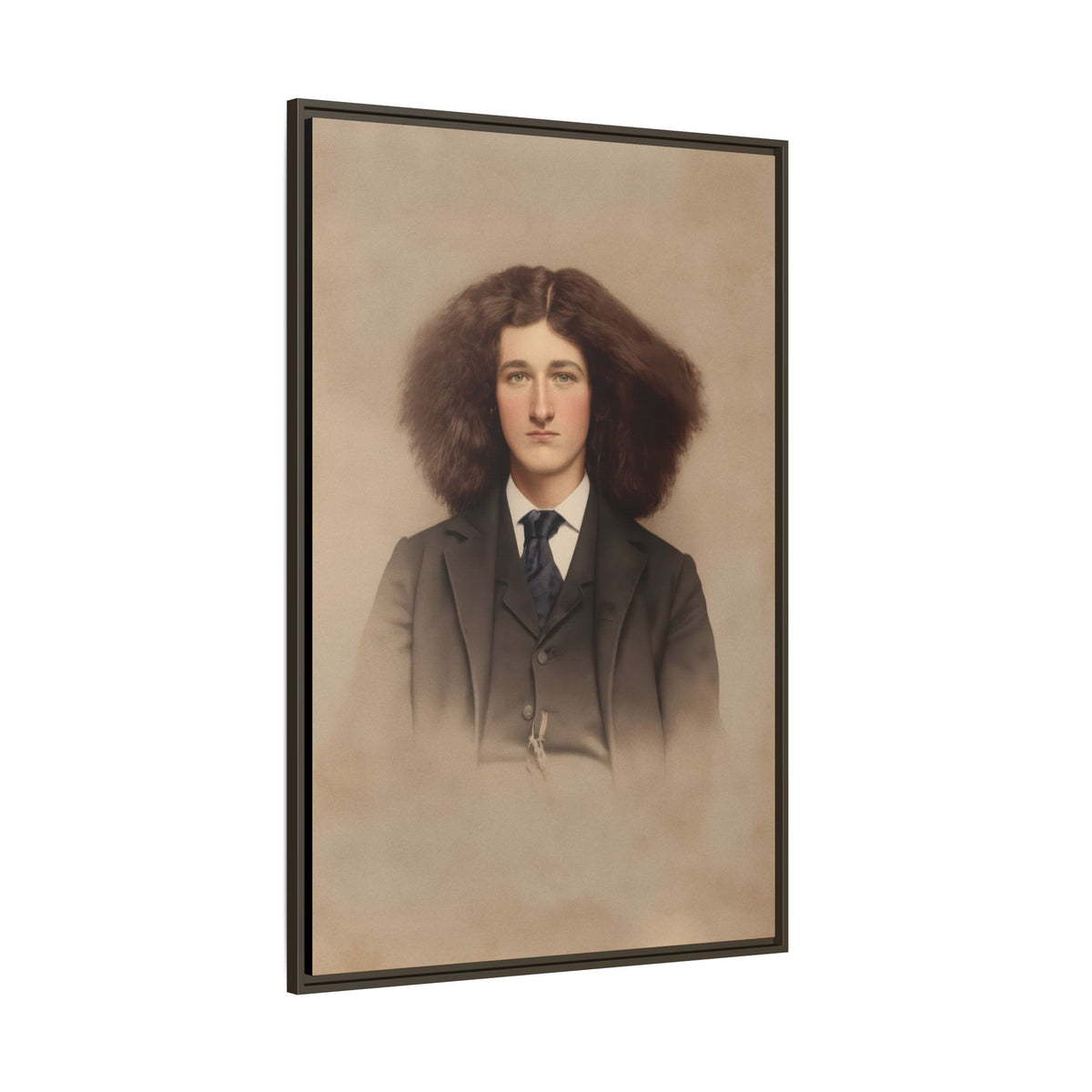 celibataire 033 | Framed Vintage Photo - Matte Canvas