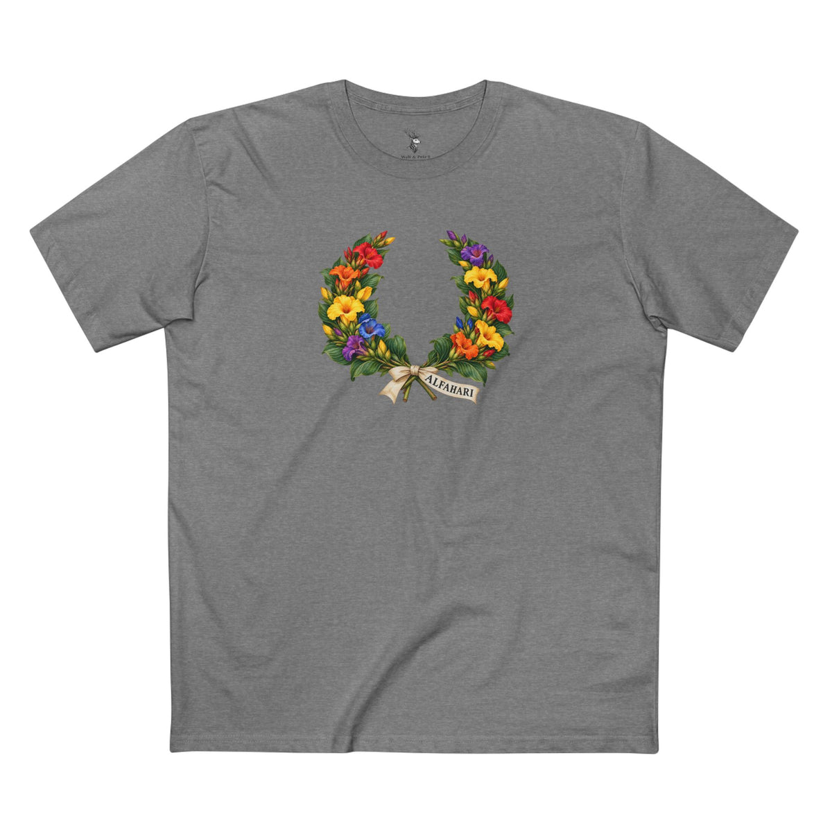 Nigerian Costus Alfahari Pride T-Shirt | Hausa Laurel Wreath Tee