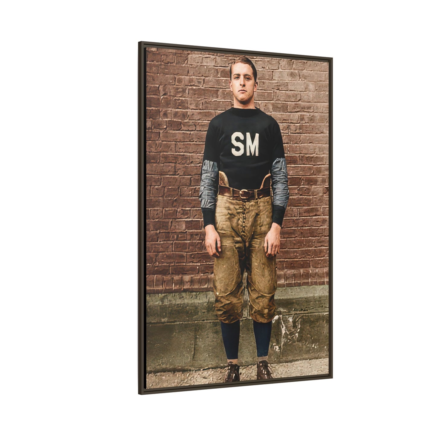 athlétisme 040 | Framed Vintage Photo - Matte Canvas