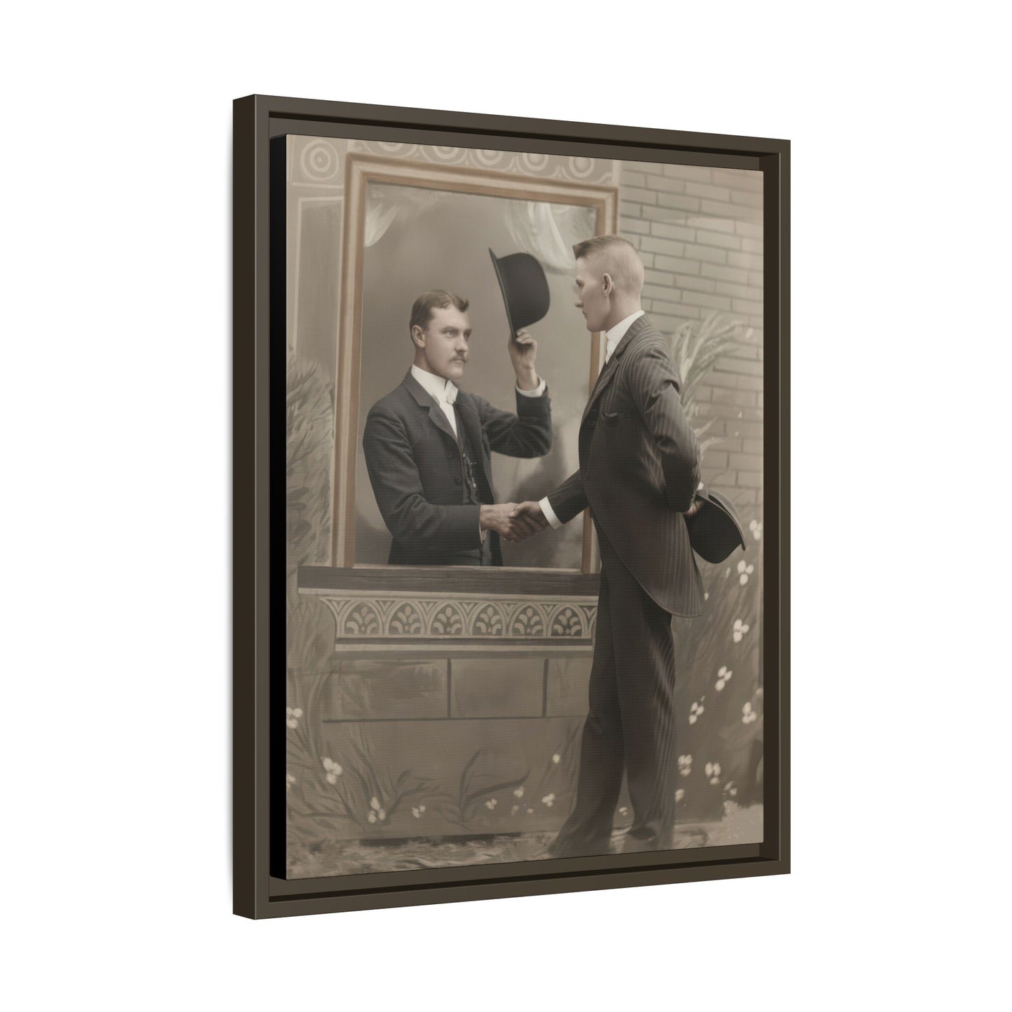 paire 079 | Framed Vintage Photo - Matte Canvas
