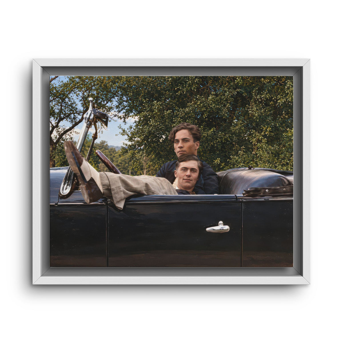 paire 164 | Framed Vintage Photo - Matte Canvas
