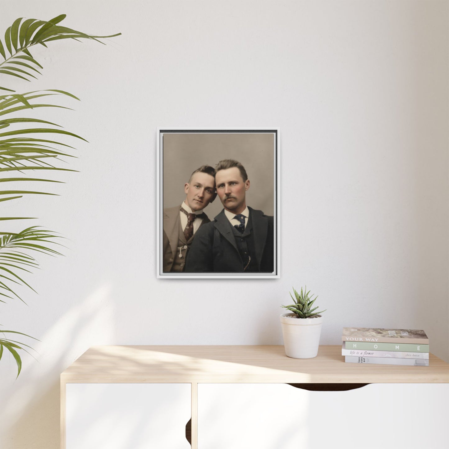 paire 121 | Framed Vintage Photo - Matte Canvas