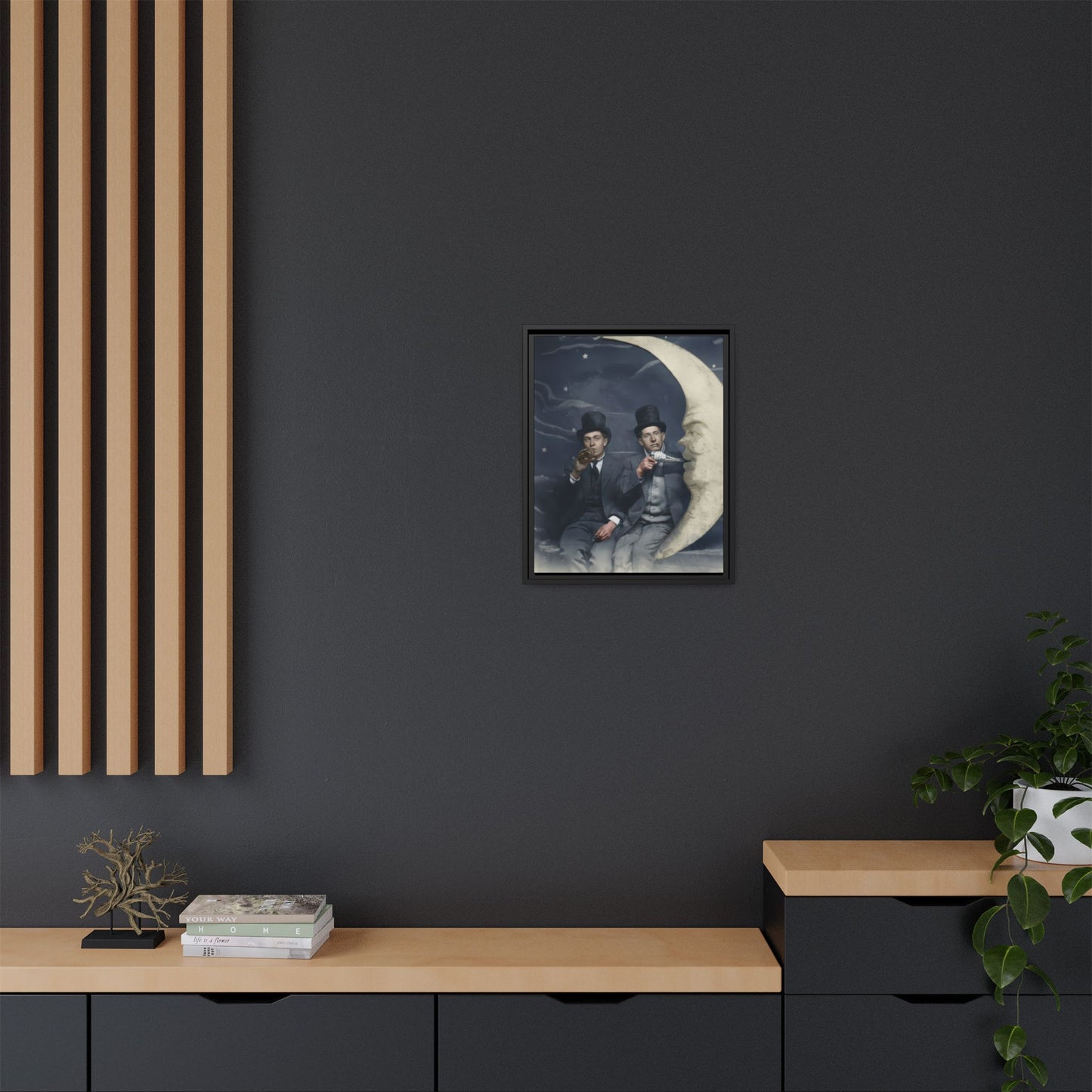 paire 043 | Framed Vintage Photo - Matte Canvas
