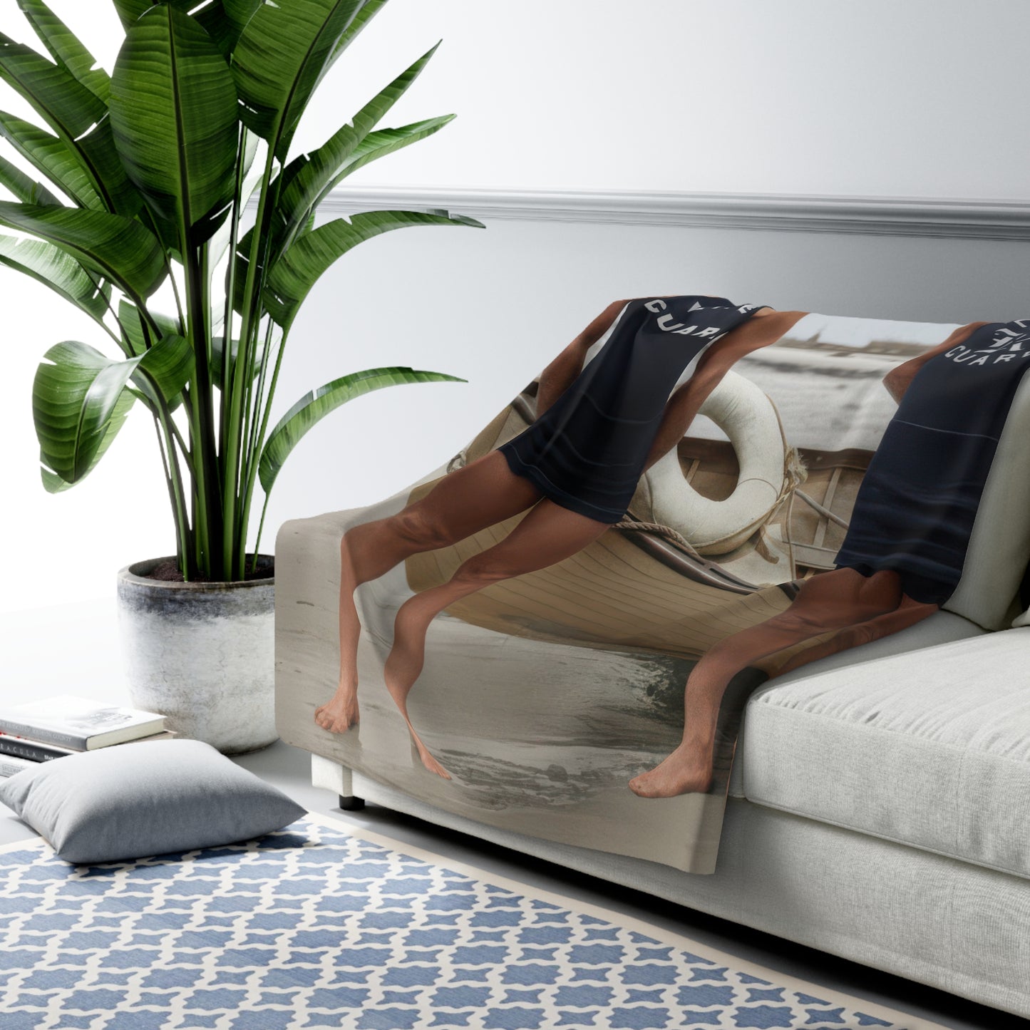 Heirloom Sherpa Blanket – nager 016  Figure Premium fleece throw · 50x60, 60x80
