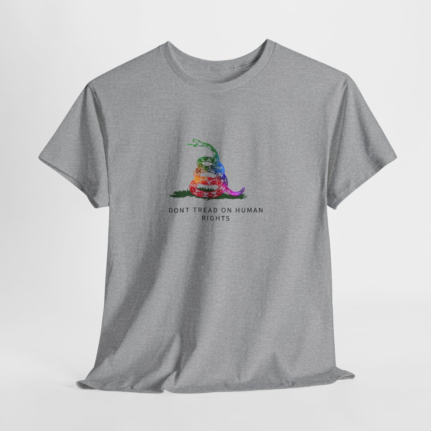 Don't Tread on Human Rights Graphic T-Shirt | Equality Activist Tee