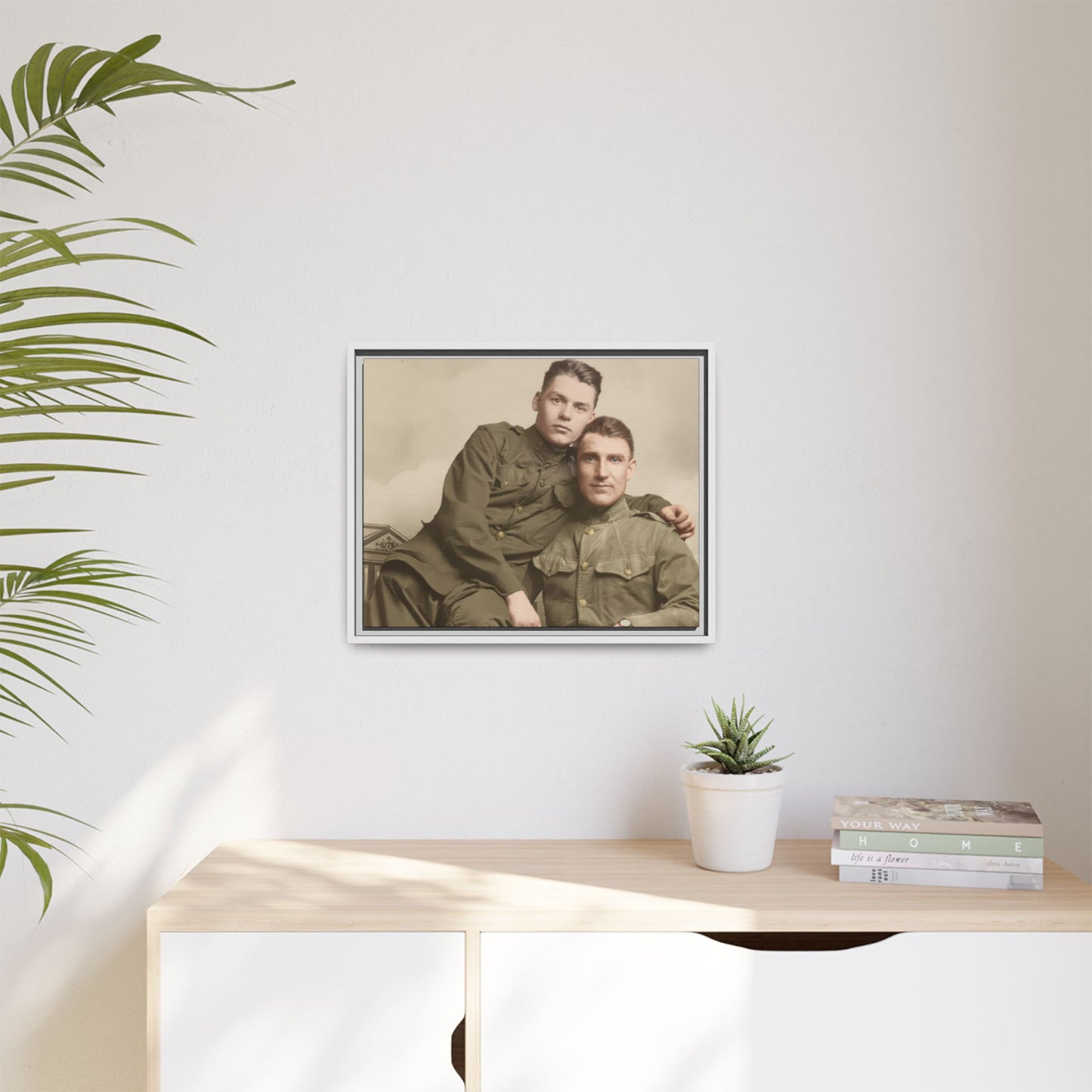 paire 026 | Framed Vintage Photo - Matte Canvas