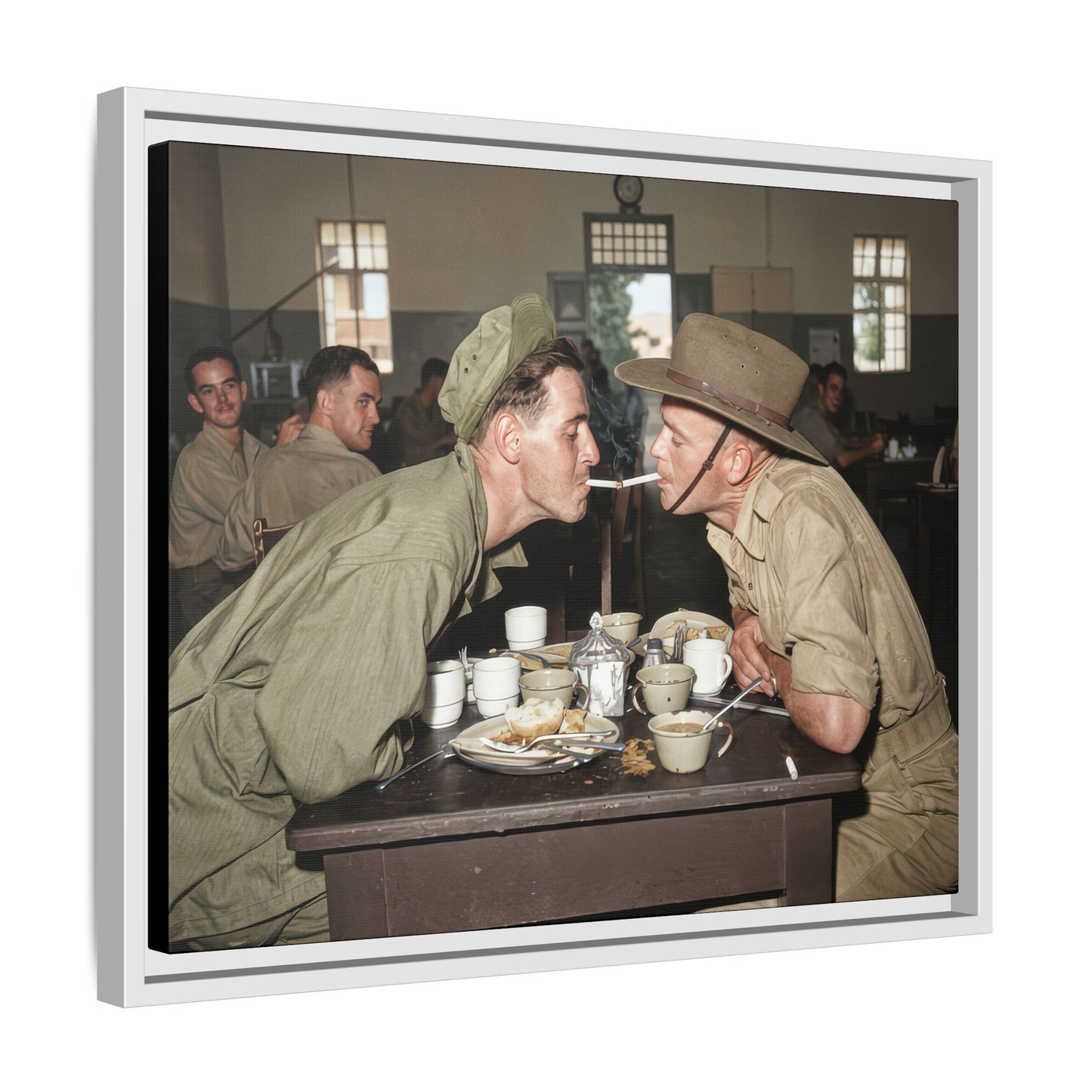 paire 143 | Framed Vintage Photo - Matte Canvas