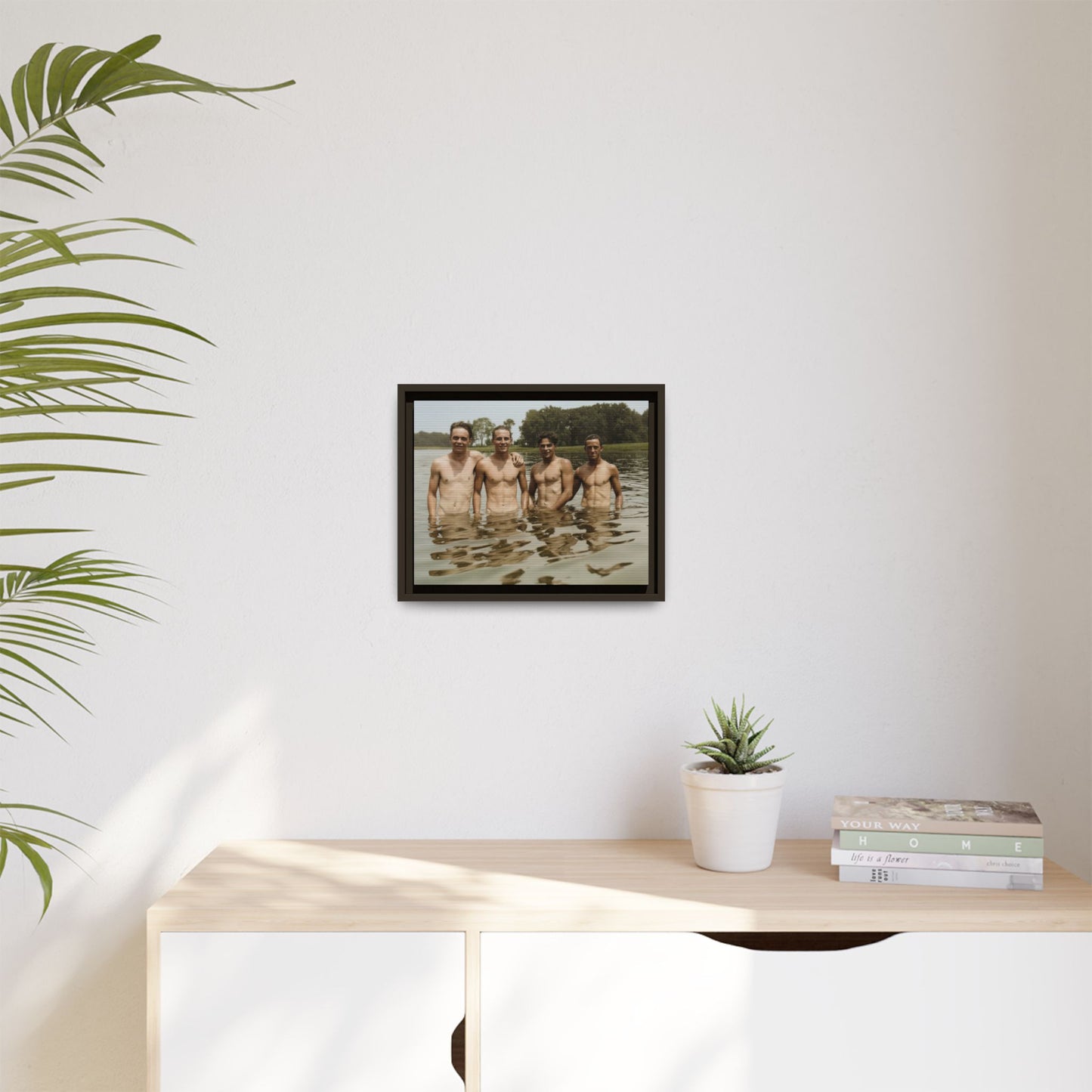 nager 001 | Framed Vintage Photo - Matte Canvas