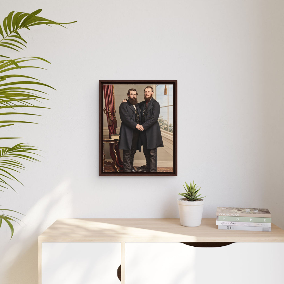 paire 022 | Framed Vintage Photo - Matte Canvas