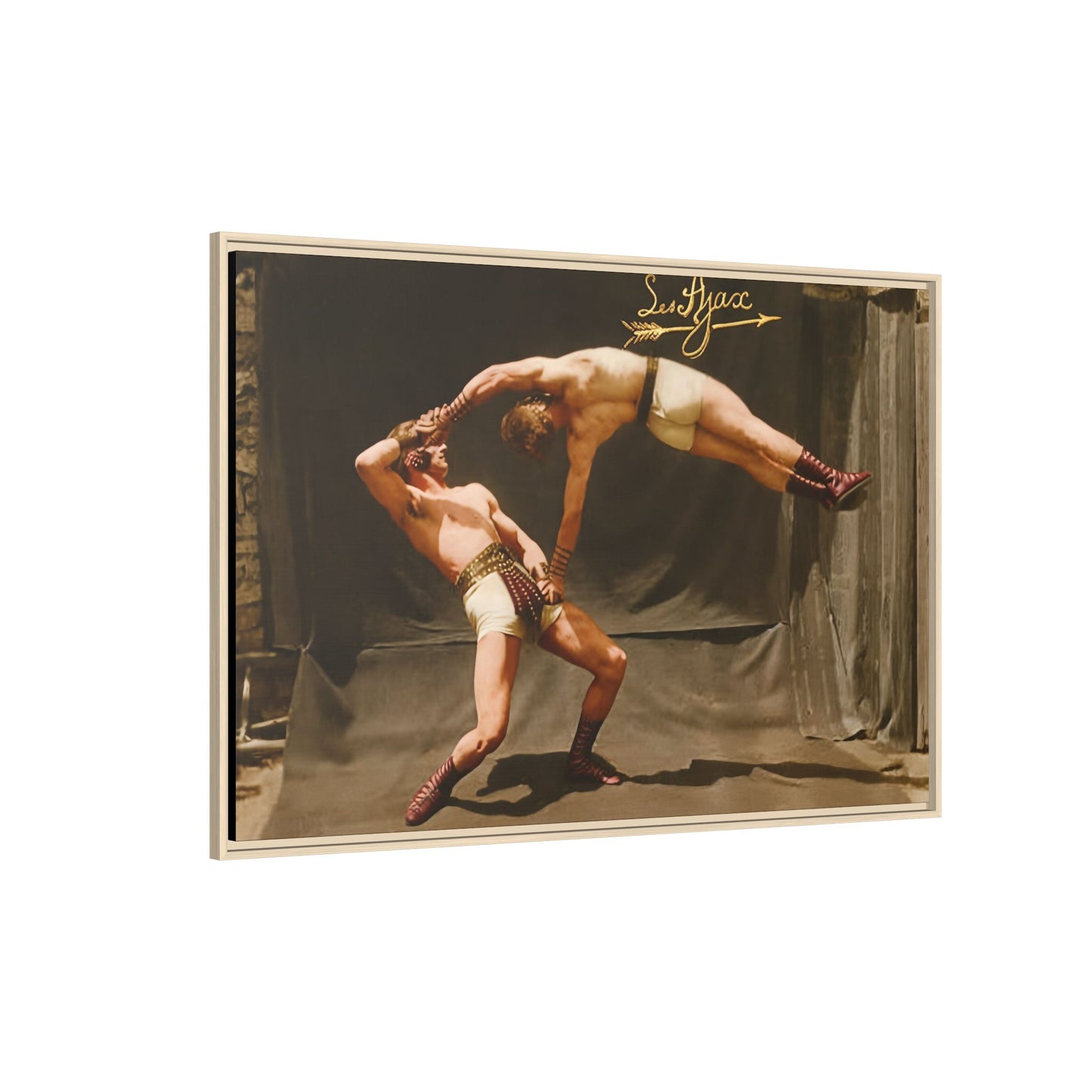 athlétisme 013 | Framed Vintage Photo - Matte Canvas
