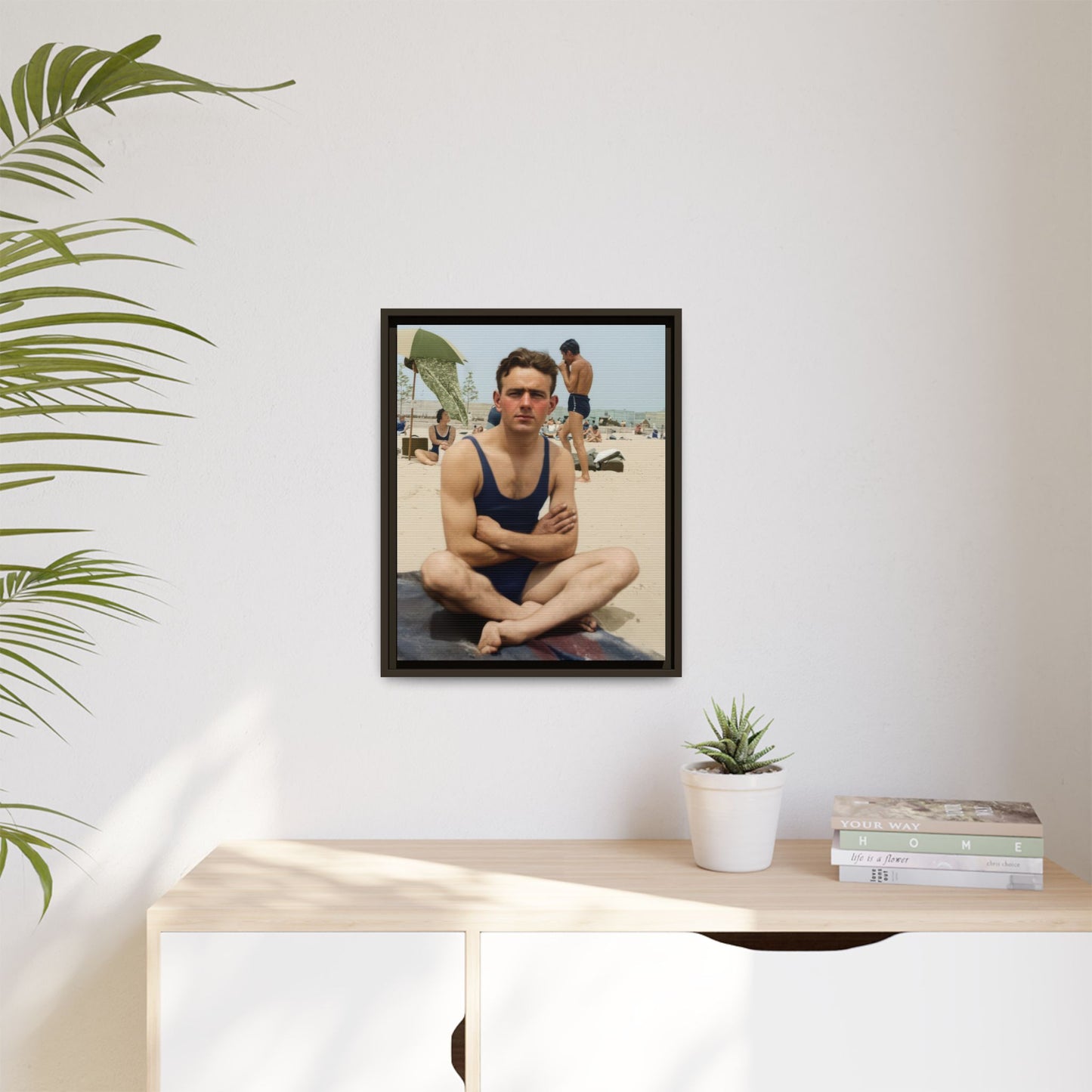 nager 047 | Framed Vintage Photo - Matte Canvas