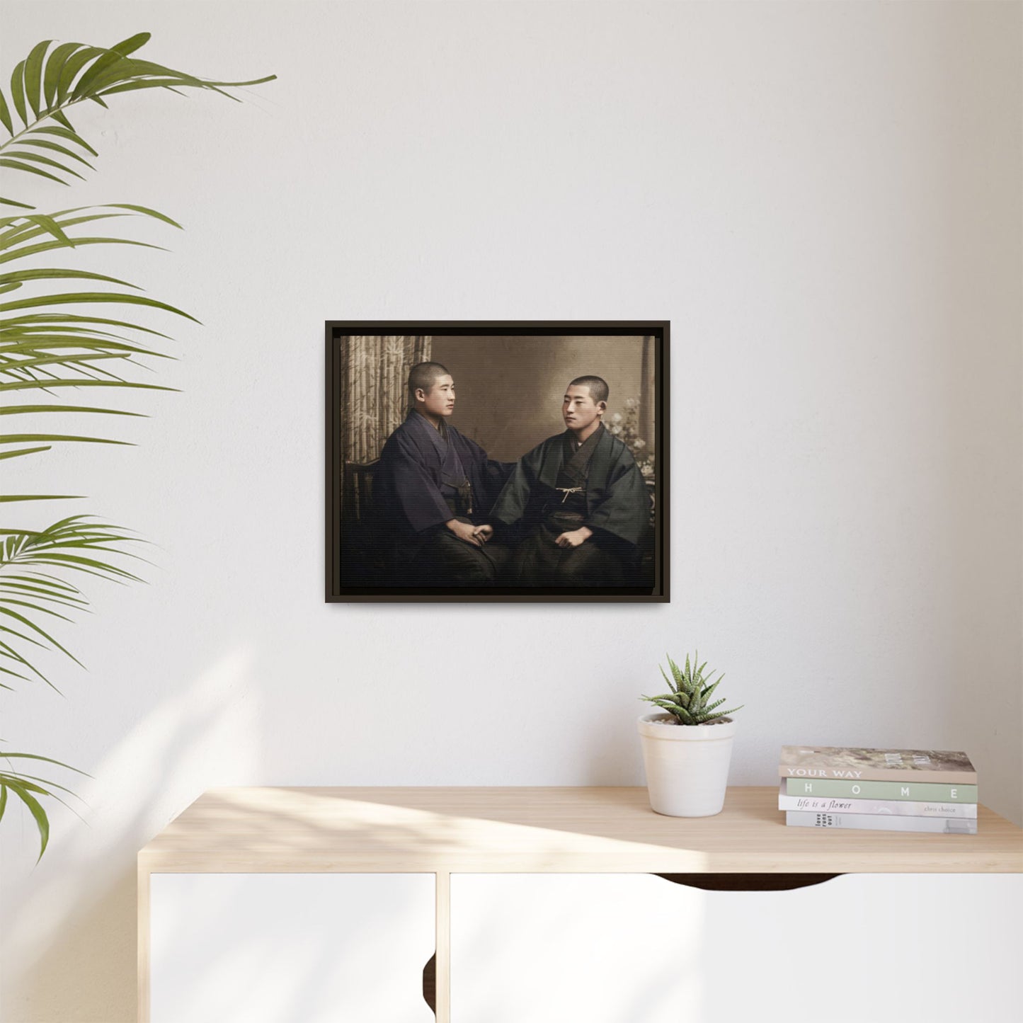 paire 011 | Framed Vintage Photo - Matte Canvas