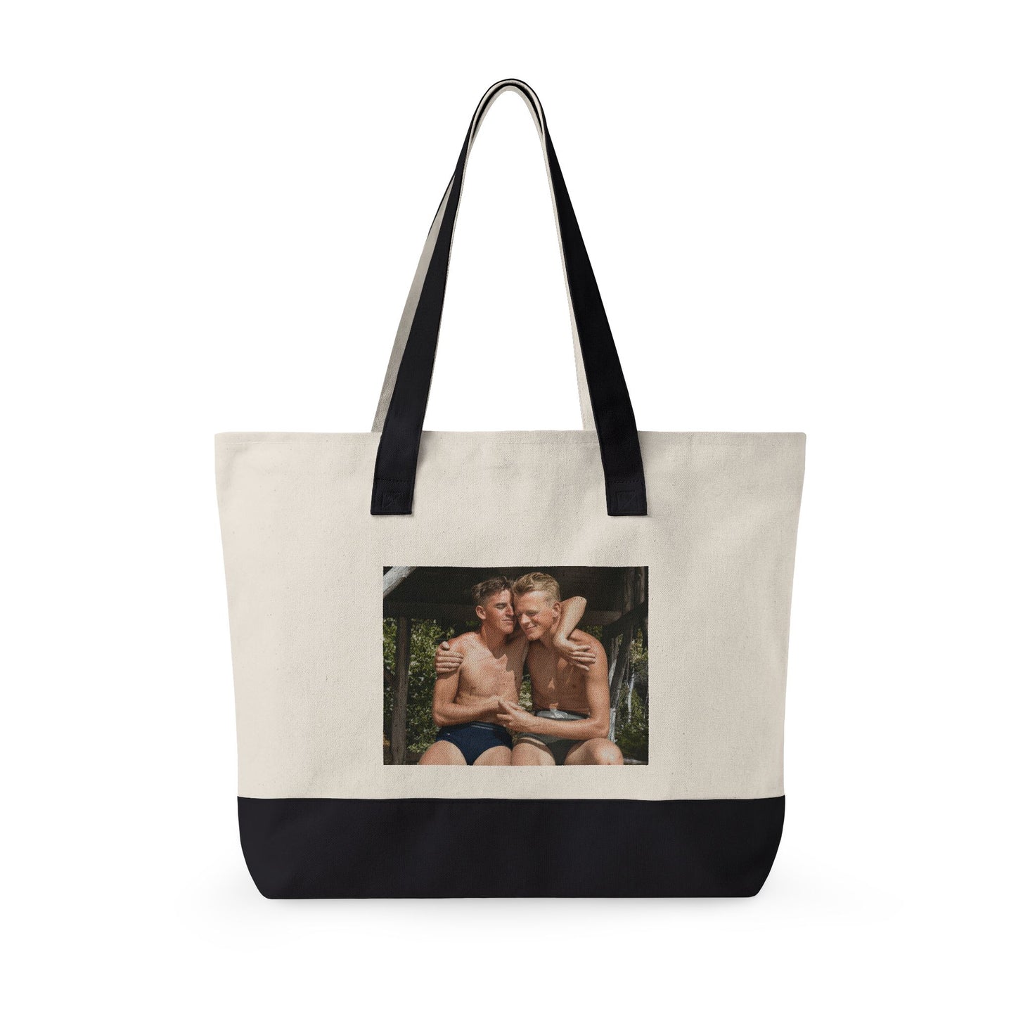 Beach Day Zippered Canvas Tote | nager 011