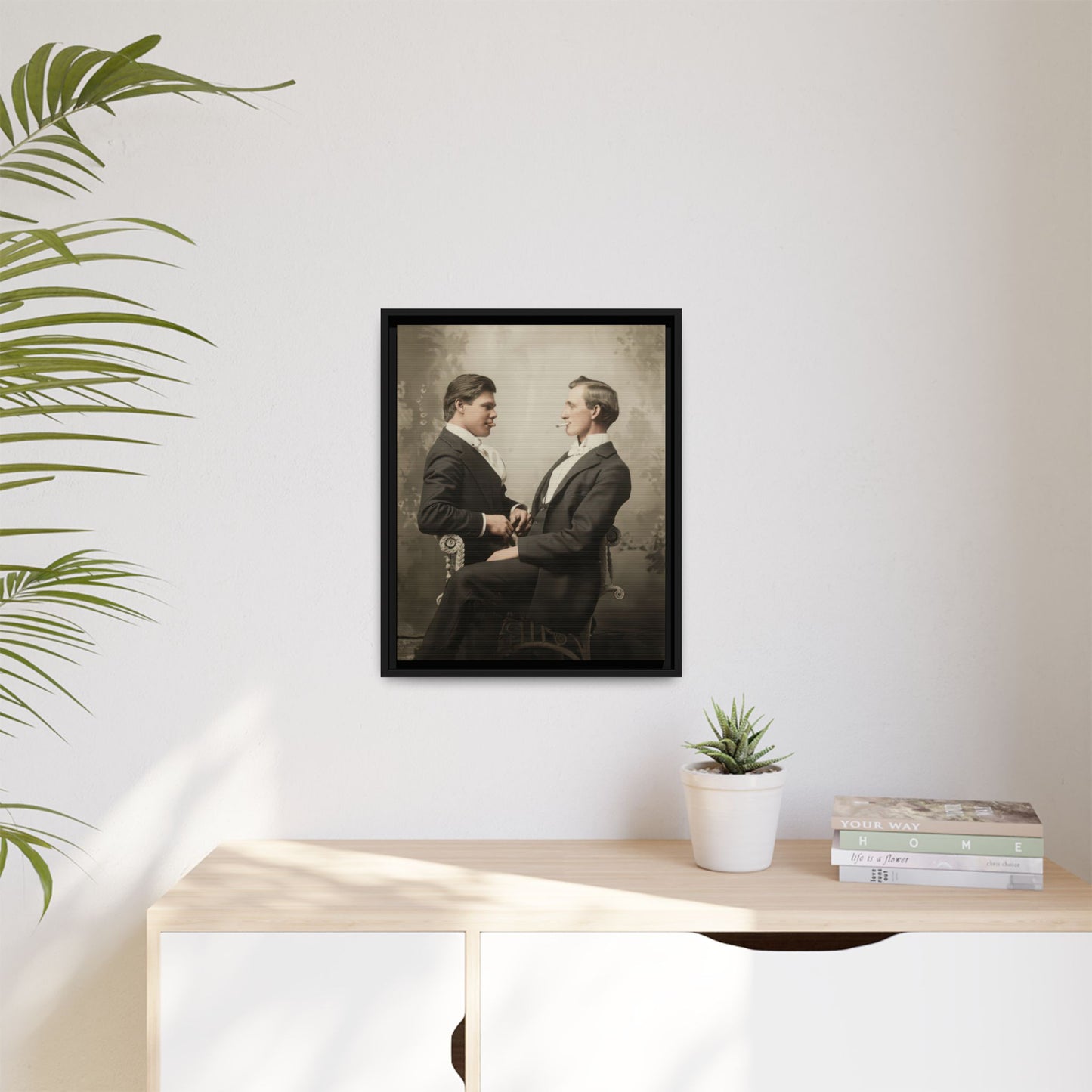 paire 106 | Framed Vintage Photo - Matte Canvas