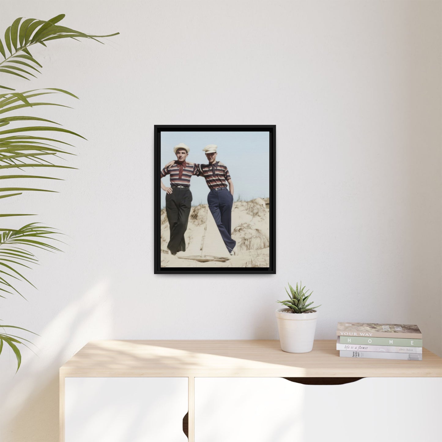 paire 102 | Framed Vintage Photo - Matte Canvas