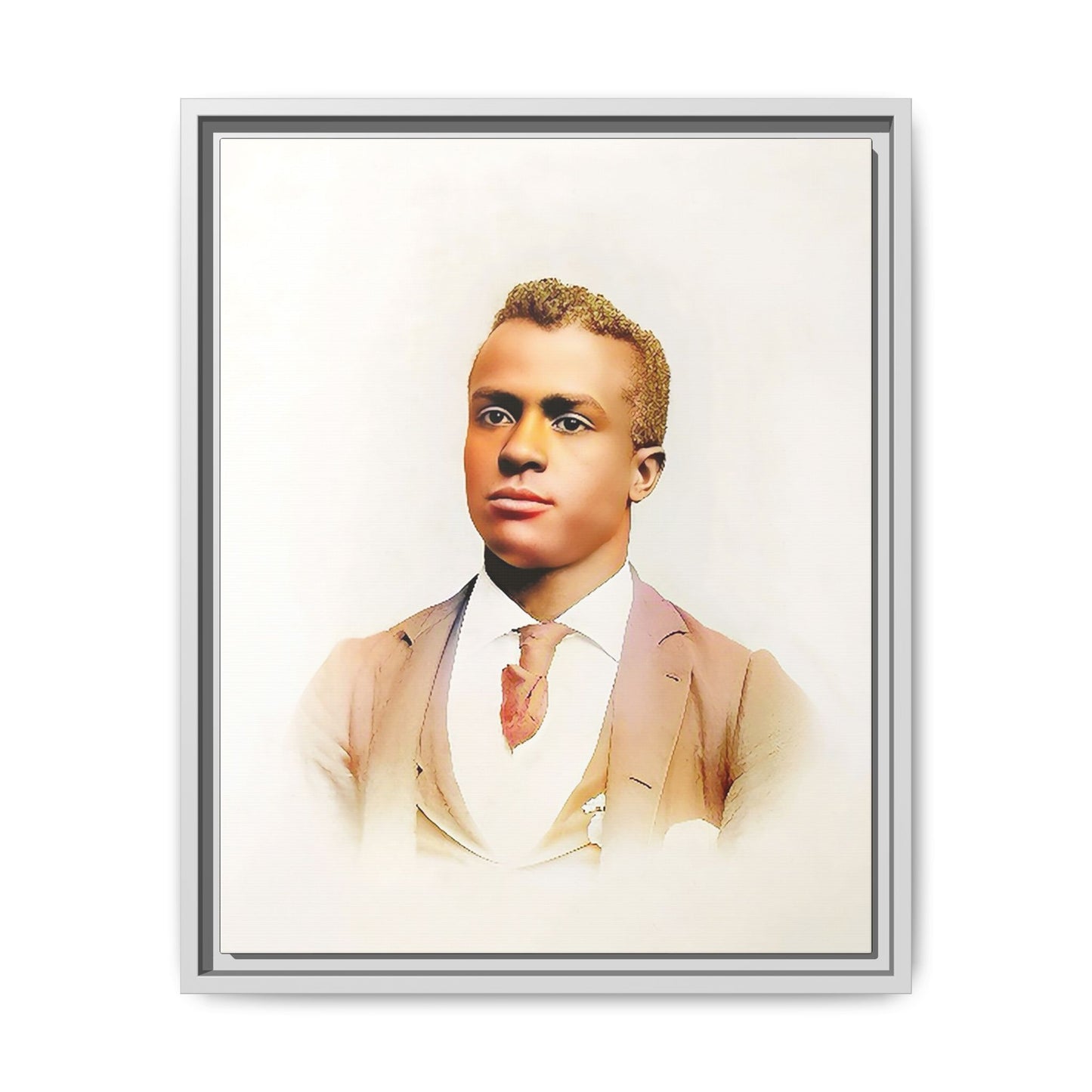 celibataire 027 | Framed Vintage Photo - Matte Canvas