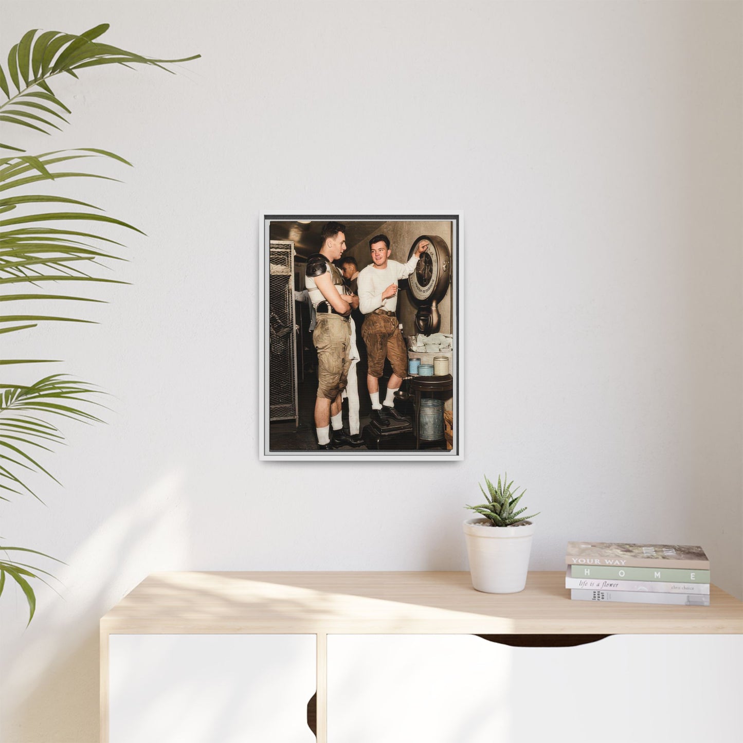 athlétisme 027 | Framed Vintage Photo - Matte Canvas
