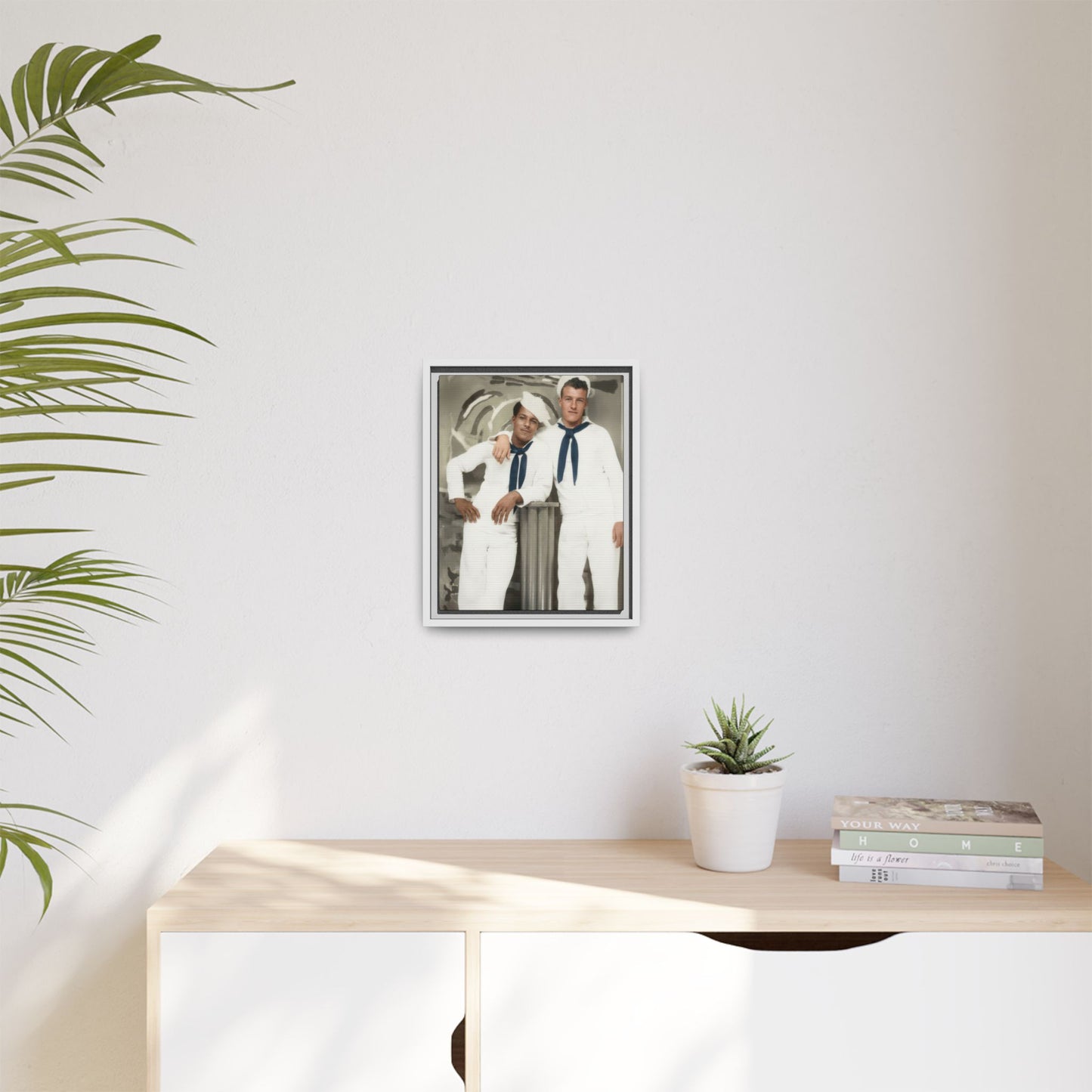 paire 075 | Framed Vintage Photo - Matte Canvas