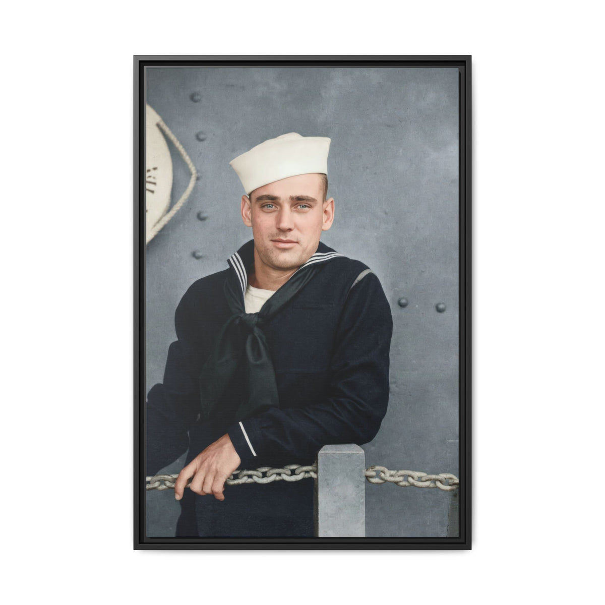 celibataire 023 | Framed Vintage Photo - Matte Canvas